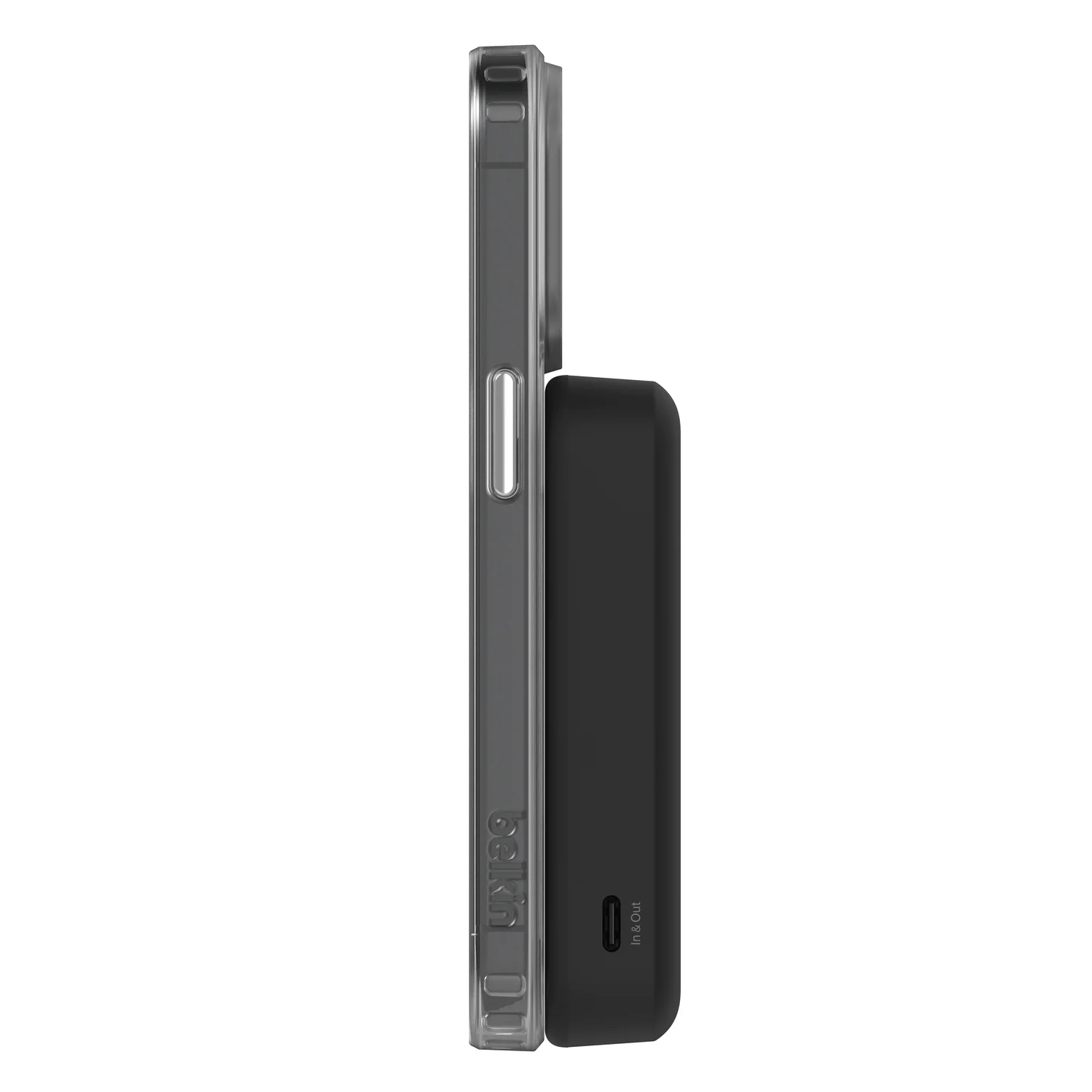 Batería externa de 10,000 mAh Qi2 MagSafe con soporte de Belkin - Negro - Image 4