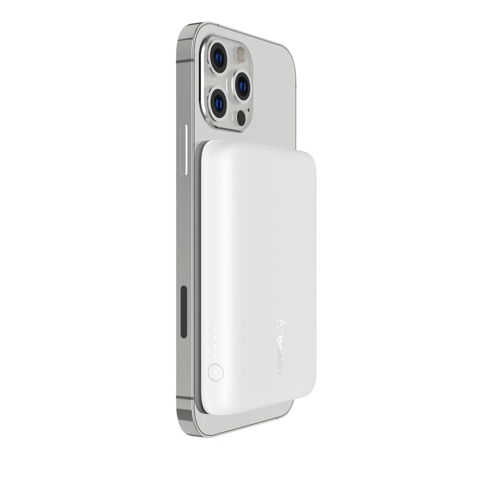 Batería externa inalámbrica y magnética 2.500 mAh BoostCharge de Belkin - Blanco