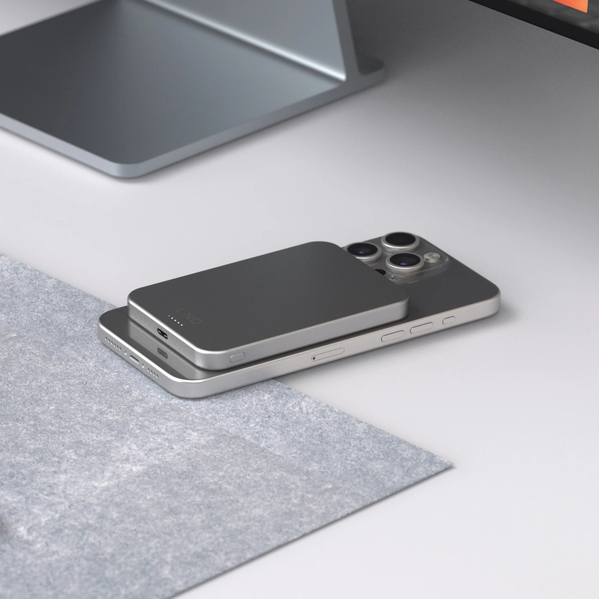 Batería externa magnética con MagSafe de LINQ - 5.000 mAh - Image 9