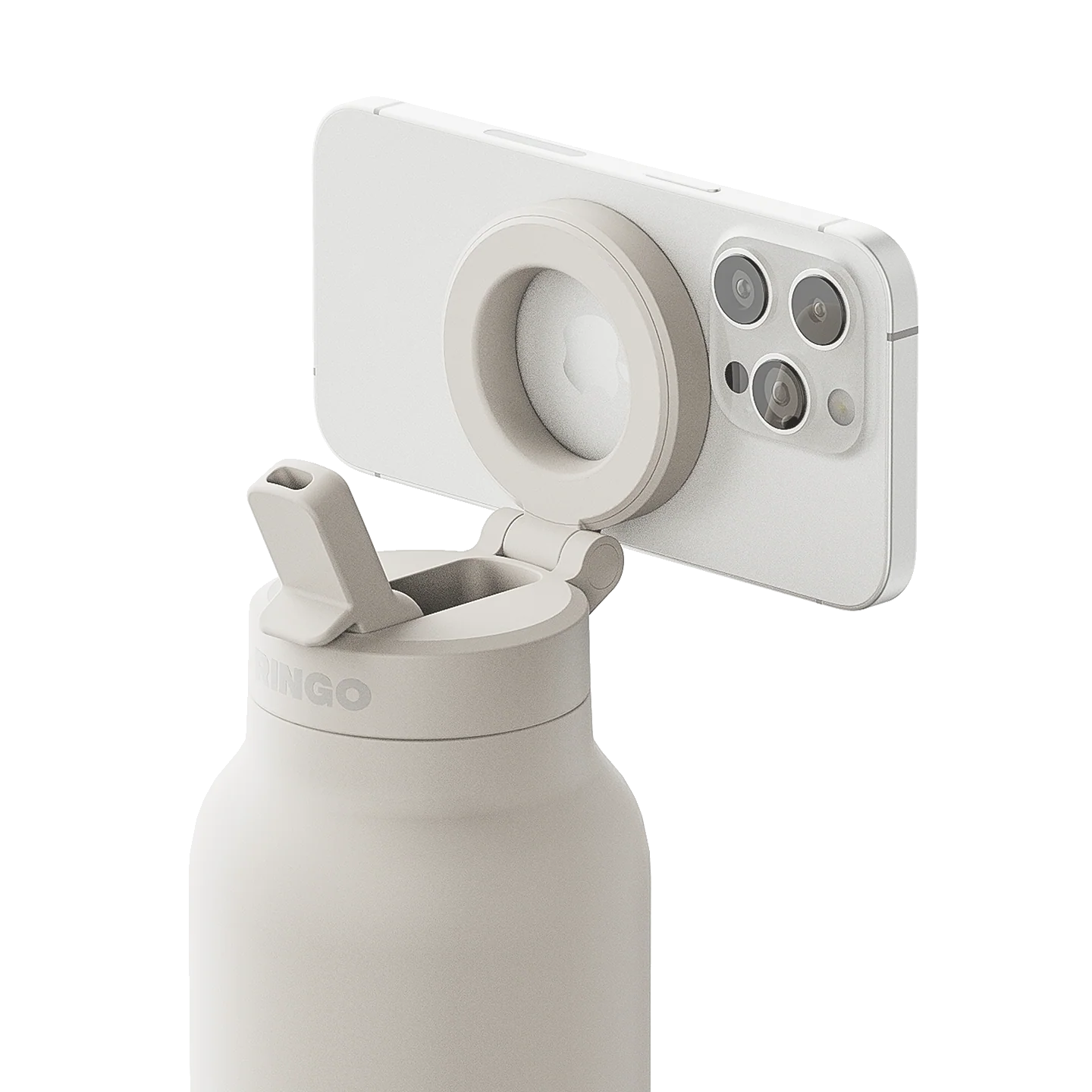 Botella 710 ml con soporte para Magsafe de Ringo - Marfil - Image 6