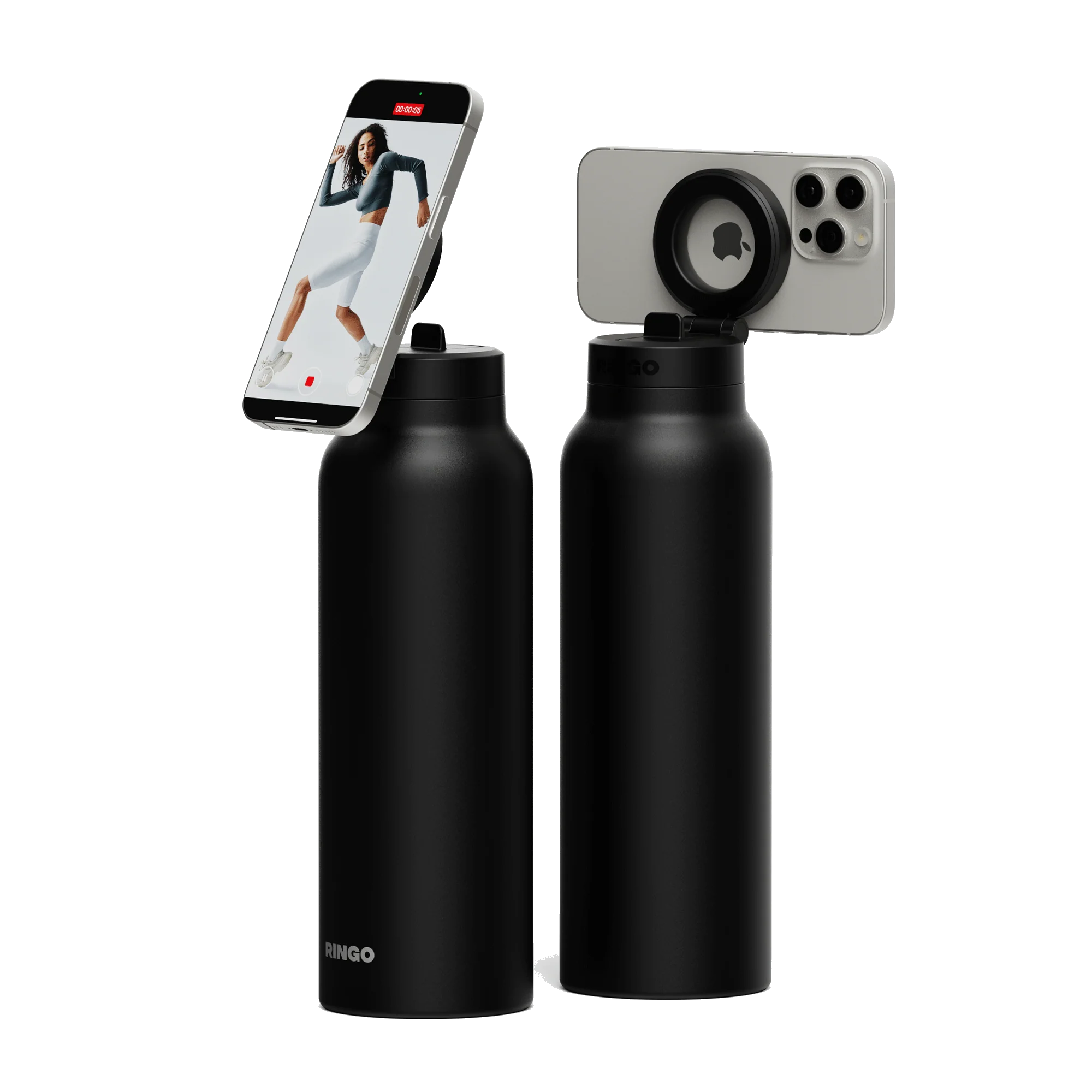 Botella 710 ml con soporte para Magsafe de Ringo - Negro - Image 11