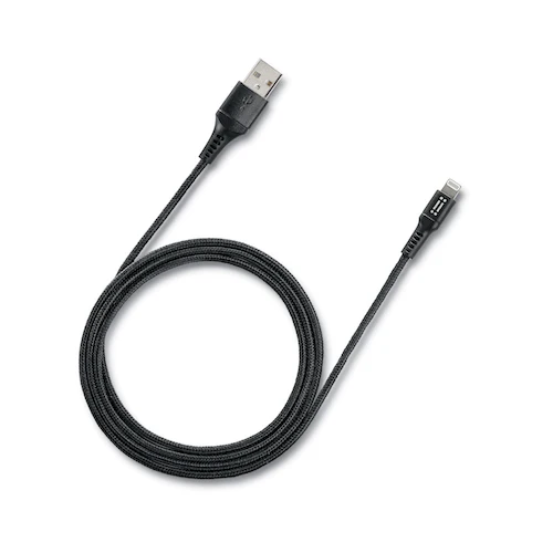 Cable Lightning a USB Kevlar de Aiino - Negro - Image 2