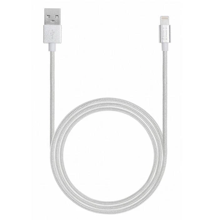 Cable USB a Lightning de Aiino - 1,2 m - Plata