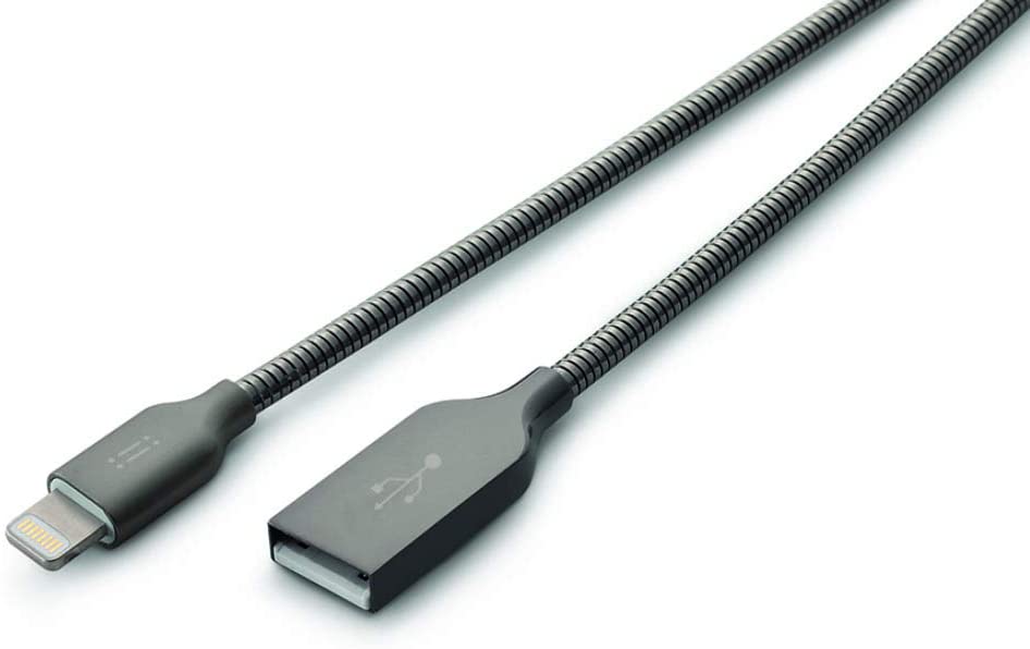 Cable USB a Lightning Helmet de Aiino - Gris Espacial - Image 2