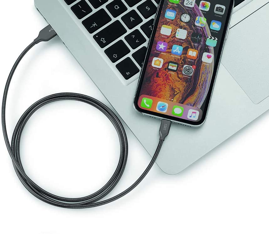 Cable USB a Lightning Helmet de Aiino - Gris Espacial - Image 3
