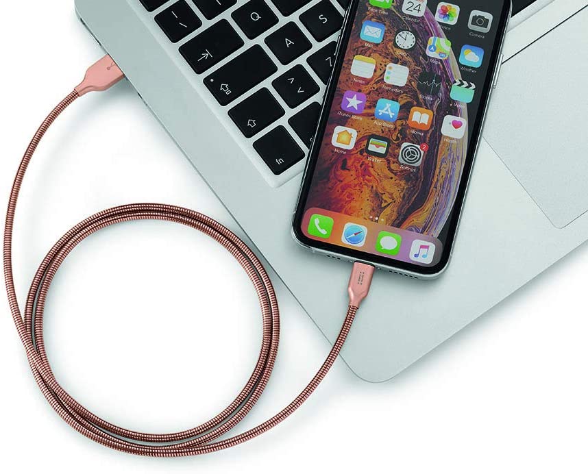Cable USB a Lightning Helmet de Aiino - Oro Rosa - Image 2