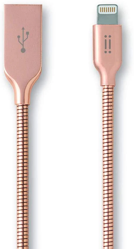 Cable USB a Lightning Helmet de Aiino - Oro Rosa - Image 3