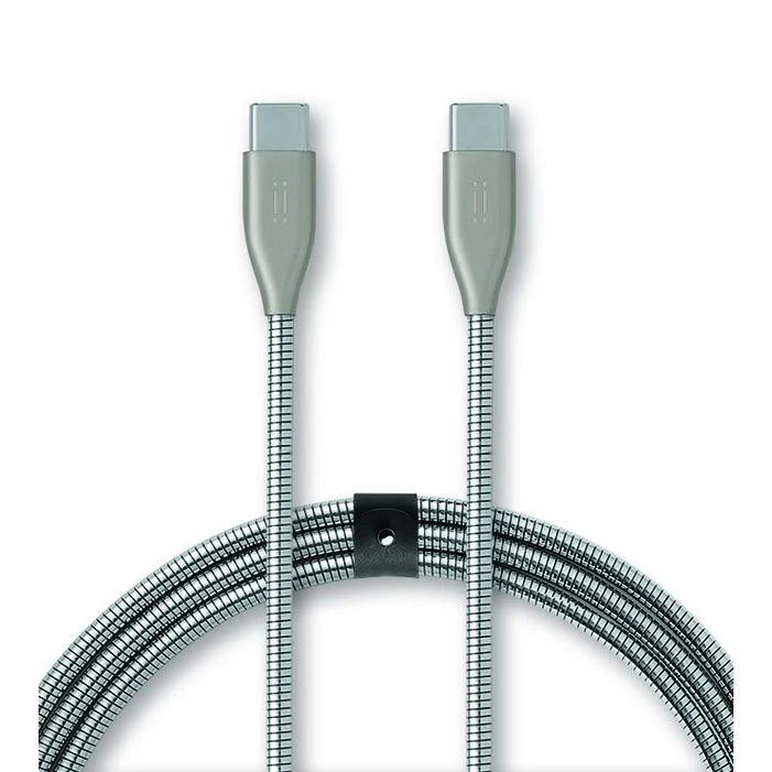 Cable USB-C a USB-C Helmet de Aiino - Plata