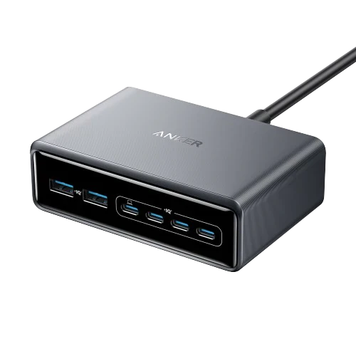Cargador de 6 Puertos GaN y 200 W Prime de Anker