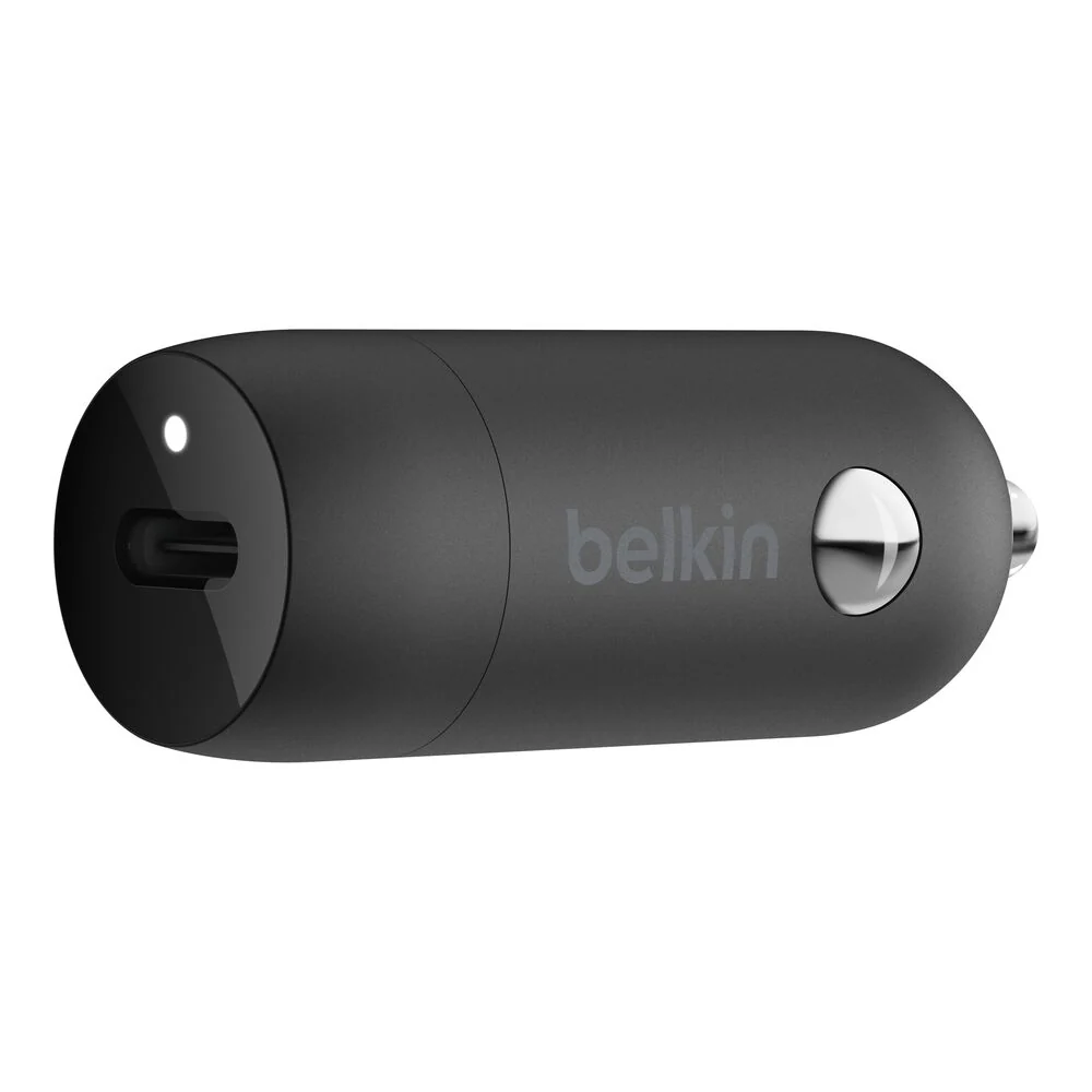 Cargador de coche con USB-C BOOST↑CHARGE™ 20 W de Belkin - Negro