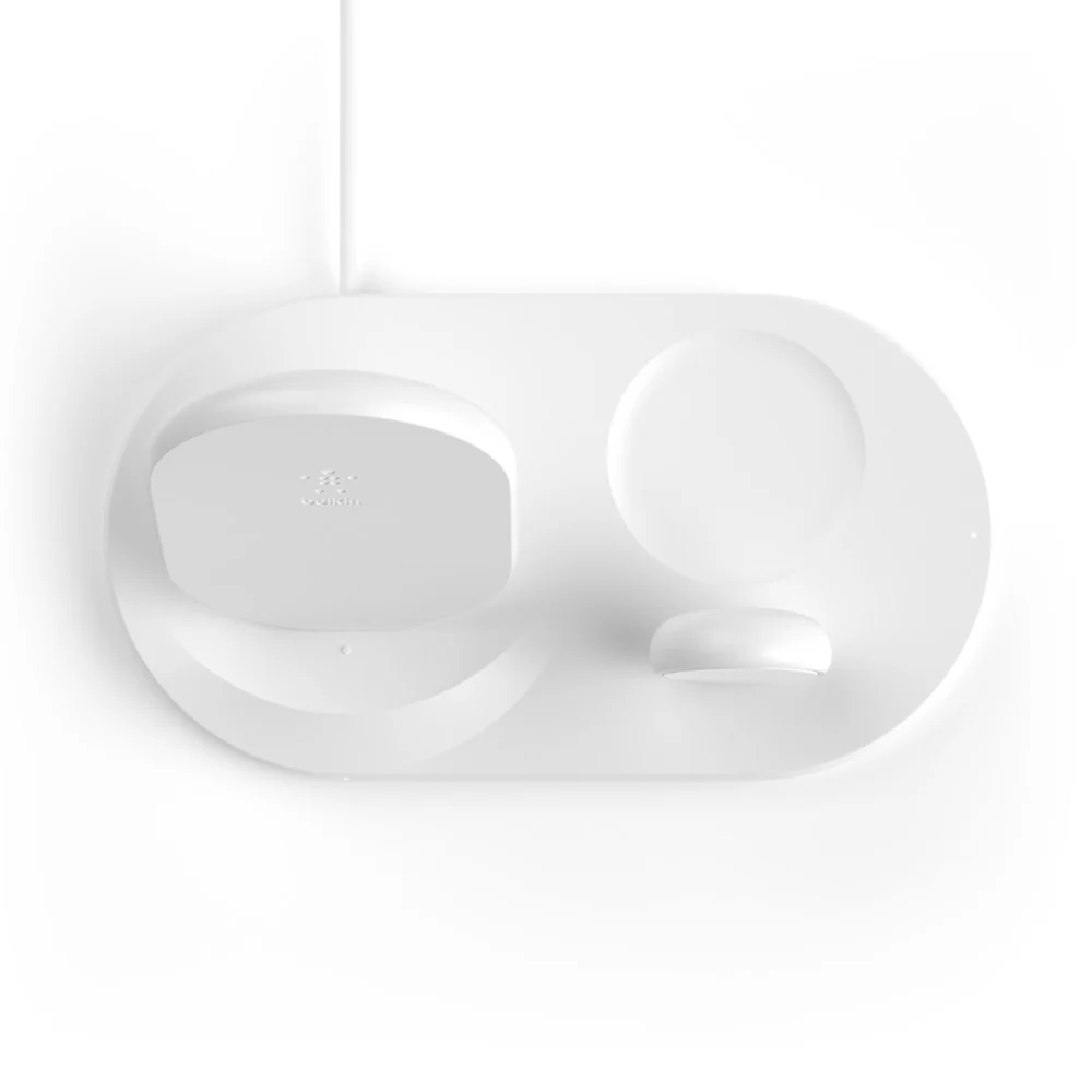 Cargador inalámbrico 3 en 1 BOOST↑CHARGE™ de Belkin - Blanco - Image 4