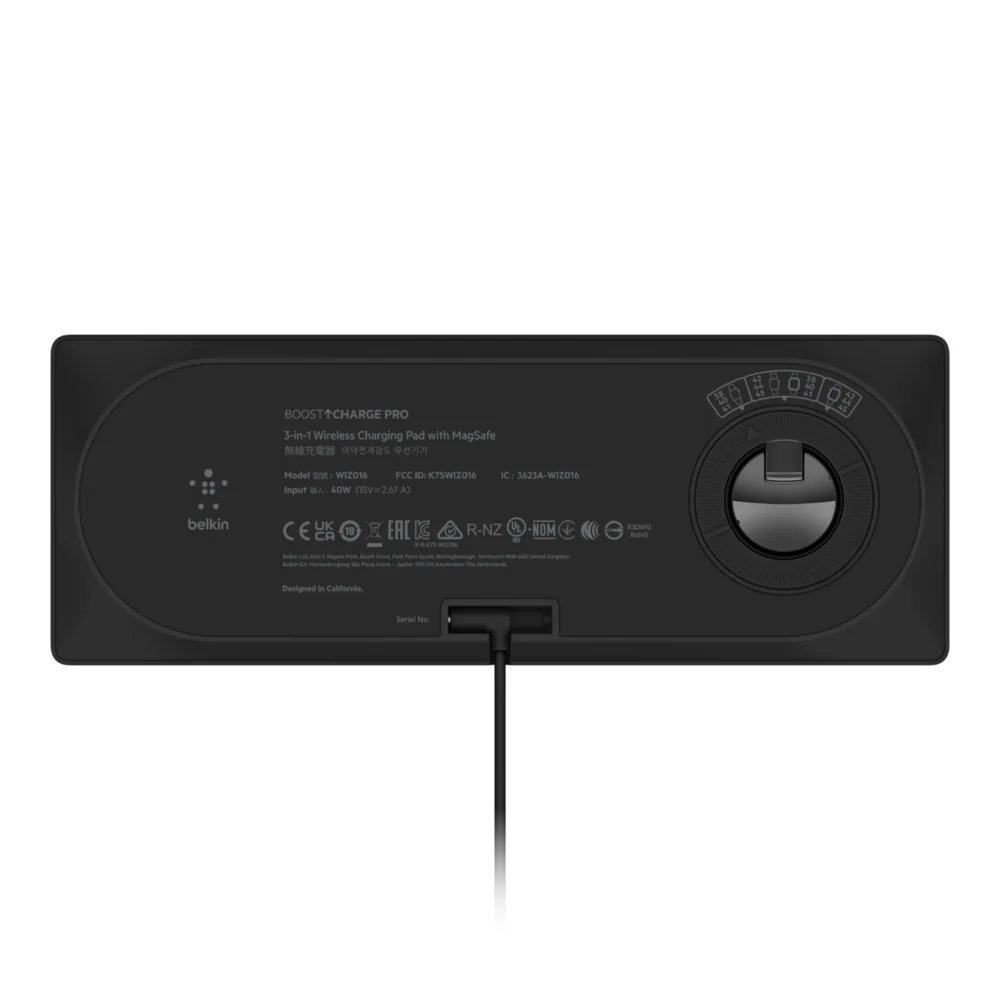 Cargador inalámbrico 3 en 1 BoostCharge Pro de Belkin - Negro - Image 5