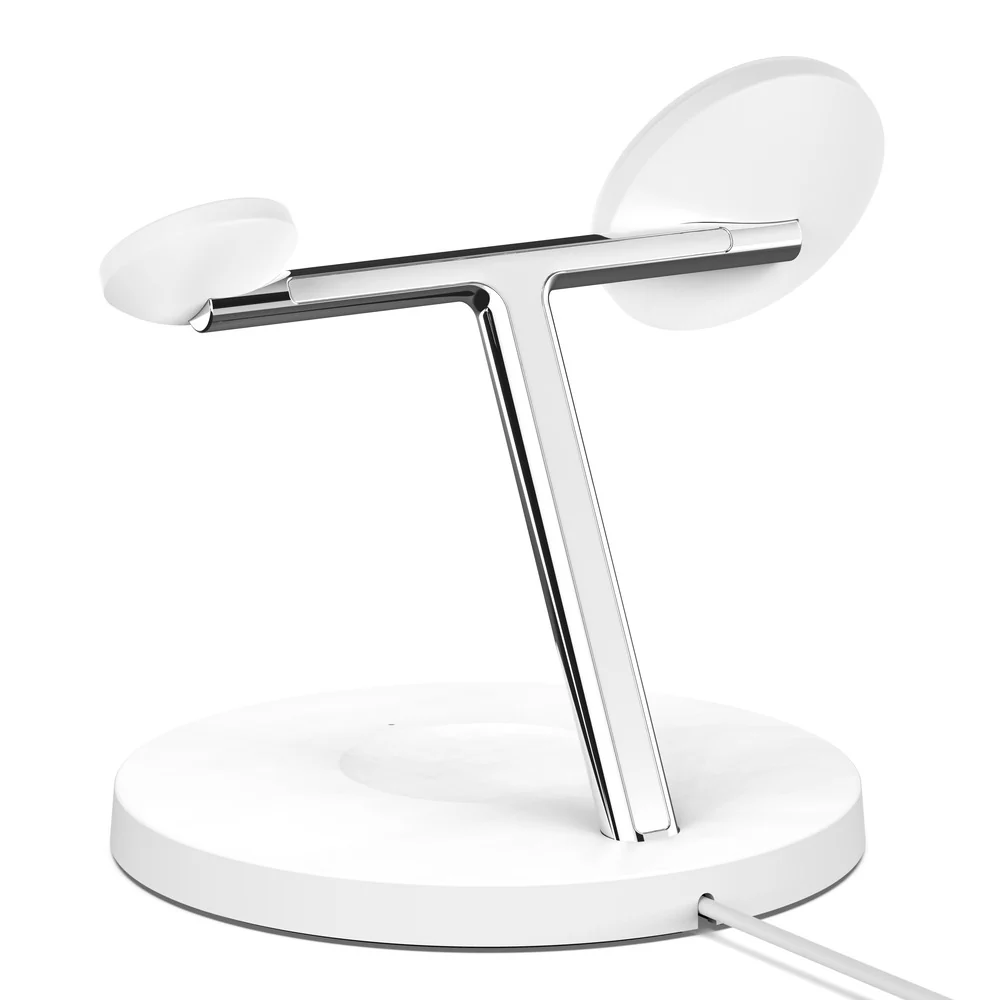 Cargador inalámbrico 3 en 1 con MagSafe de 15 W de Belkin - Blanco - Image 3