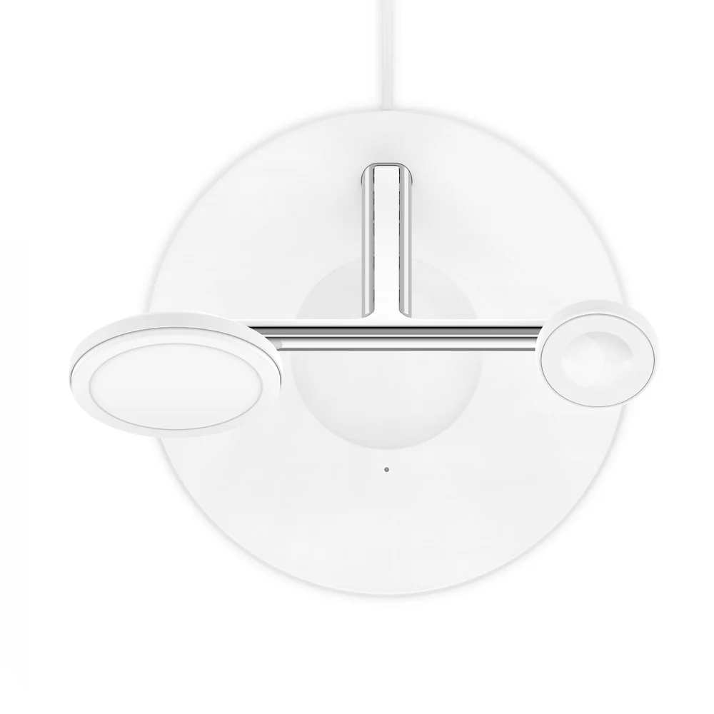 Cargador inalámbrico 3 en 1 con MagSafe de 15 W de Belkin - Blanco - Image 9