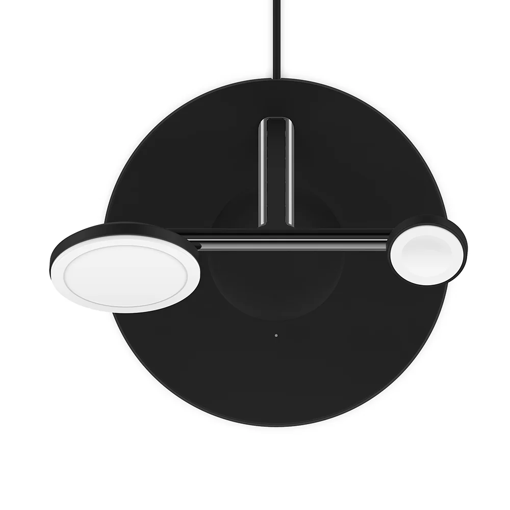 Cargador inalámbrico 3 en 1 de 15 W con tecnología MagSafe oficial BoostCharge Pro de Belkin - Negro - Image 9