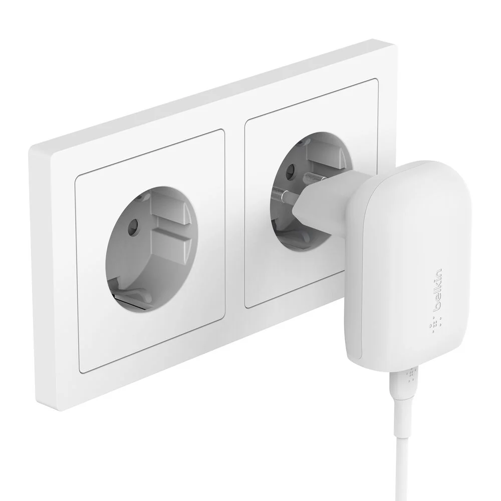Adaptador de corriente de 30 W USB-C con cable de Belkin - Blanco - Image 4