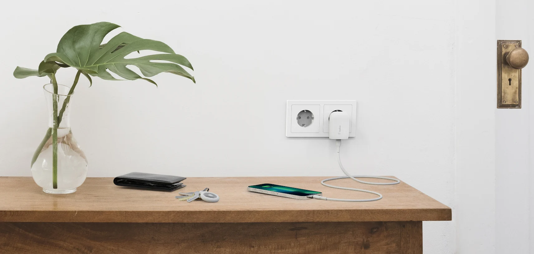 Adaptador de corriente de 30 W USB-C con cable de Belkin - Blanco - Image 7