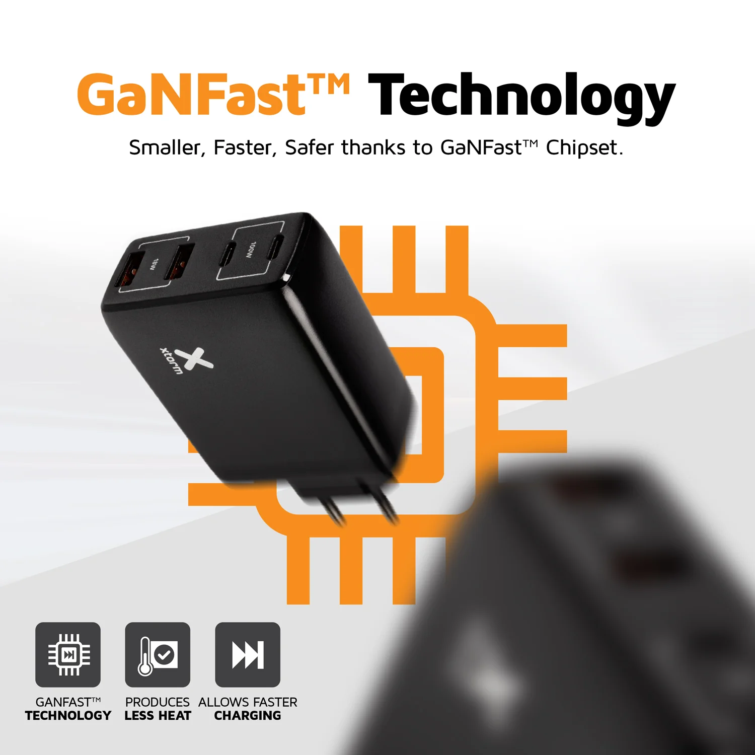 Adaptador de corriente 4 en 1 USB-C de Xtorm - 100 W - Image 13