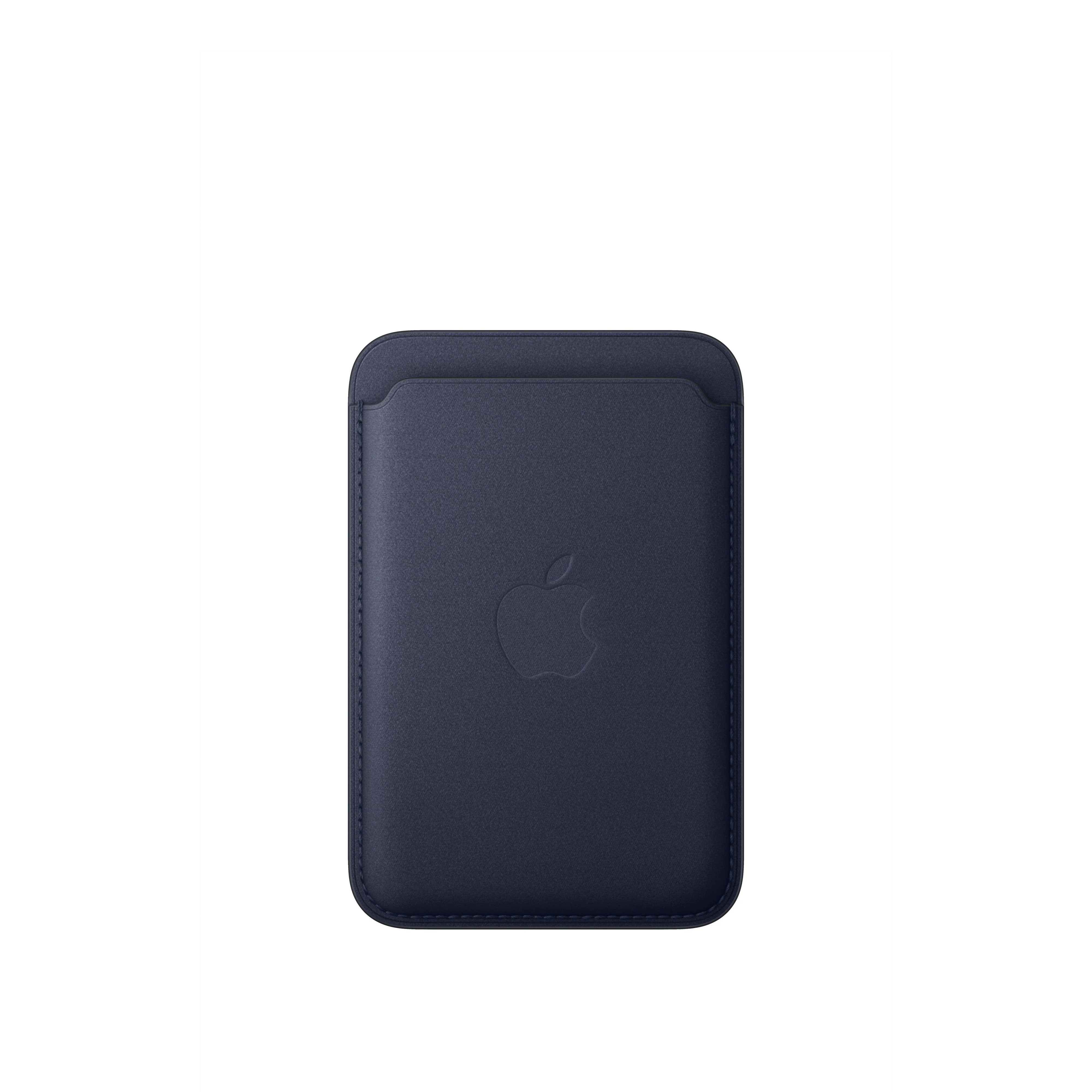 Cartera de trenzado fino con MagSafe para el iPhone - Azul marino
