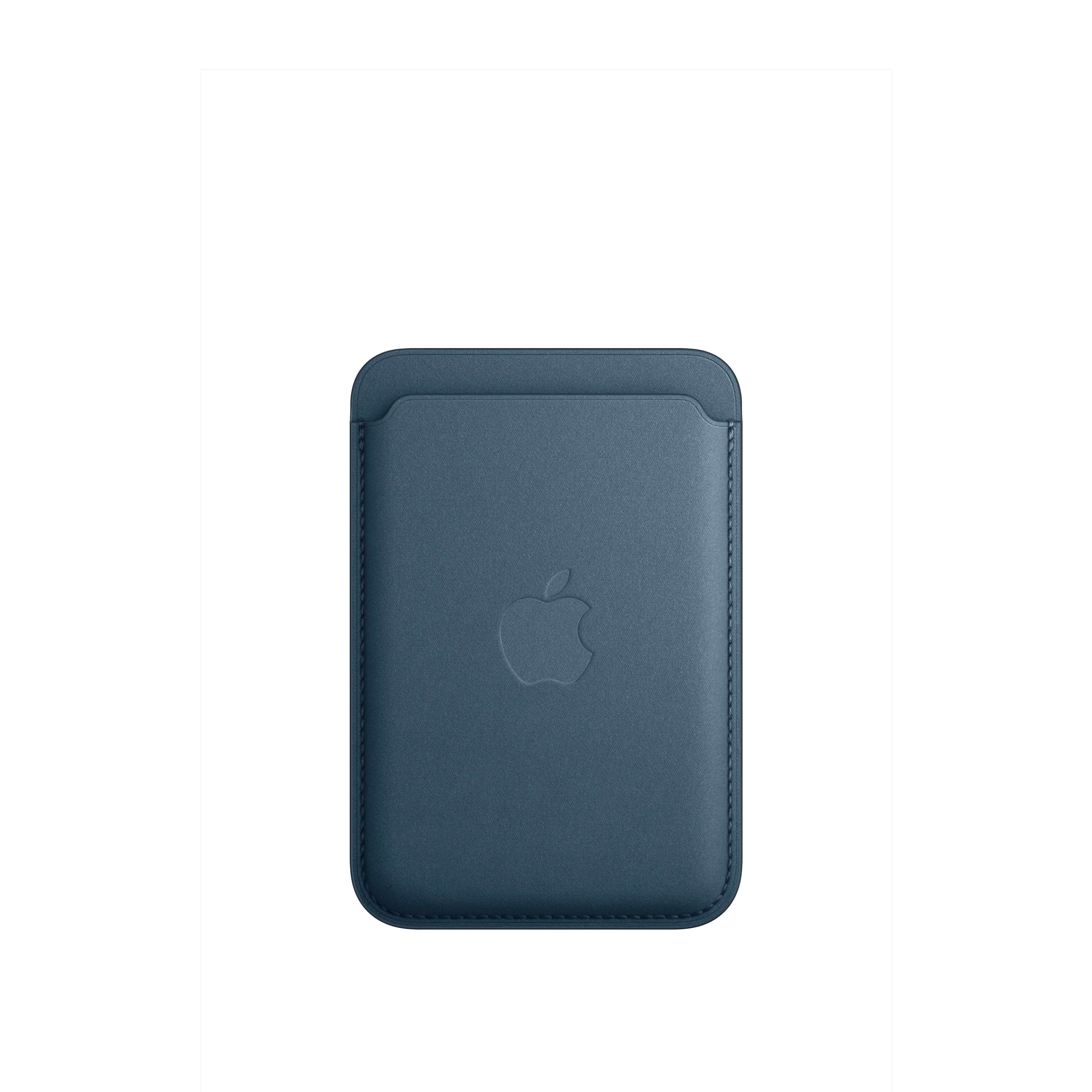 Cartera de trenzado fino con MagSafe para el iPhone - Azul pacífico