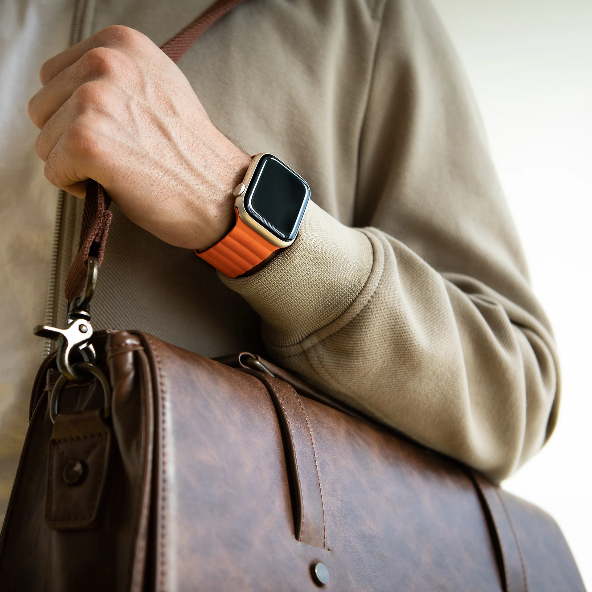 Correa para Apple Watch 40, 41 y 42 mm Kosmo de INTECAT - Naranja - Image 5
