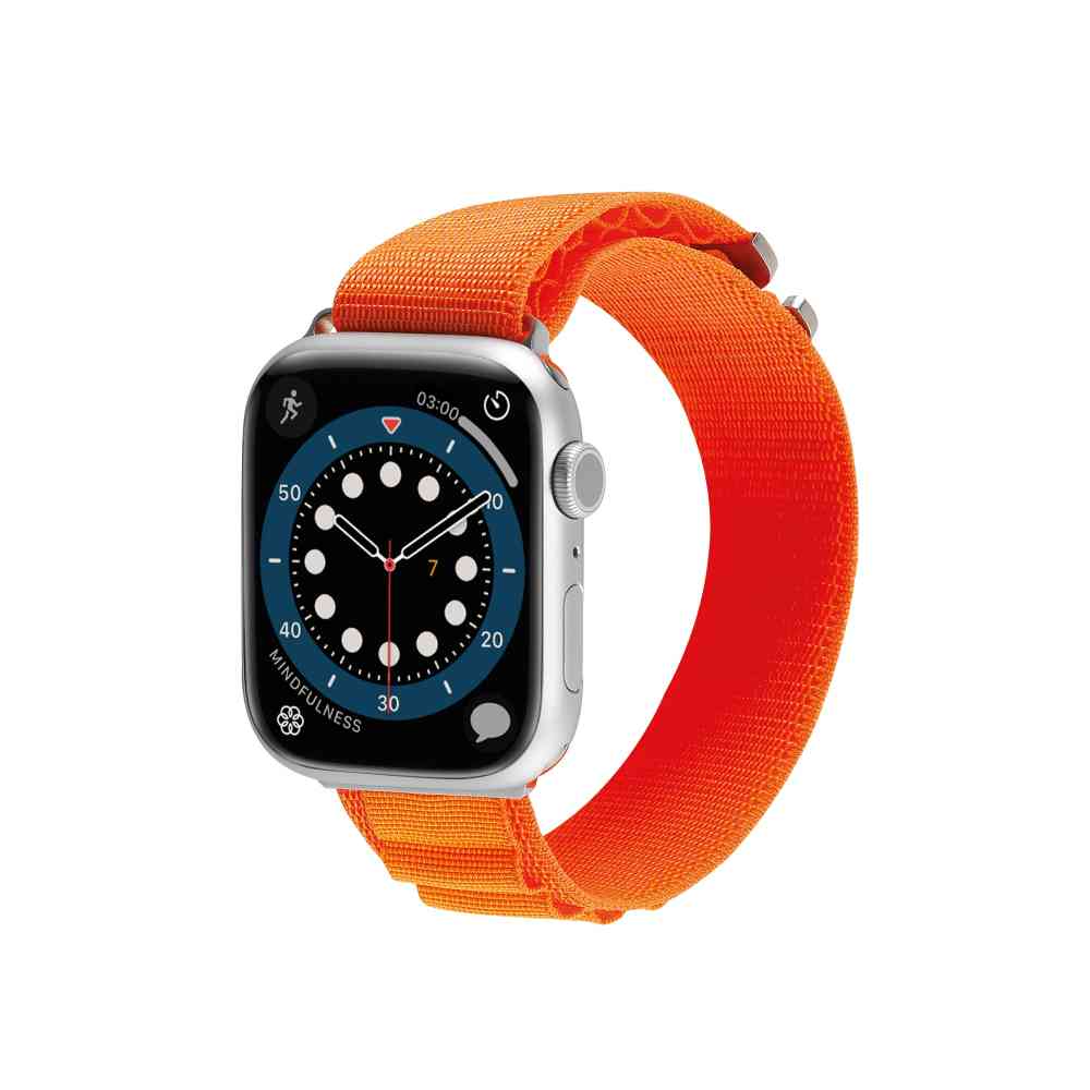 Correa para Apple Watch 44, 45 y 49 mm Vertical de INTECAT - Naranja
