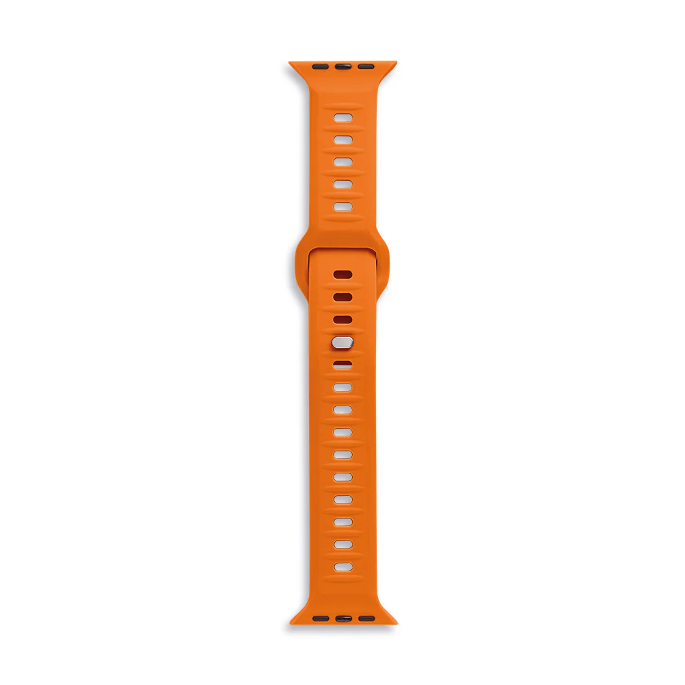 Correa para Apple Watch 44, 45 y 49 mm Atlantic de INTECAT - Naranja - Image 4