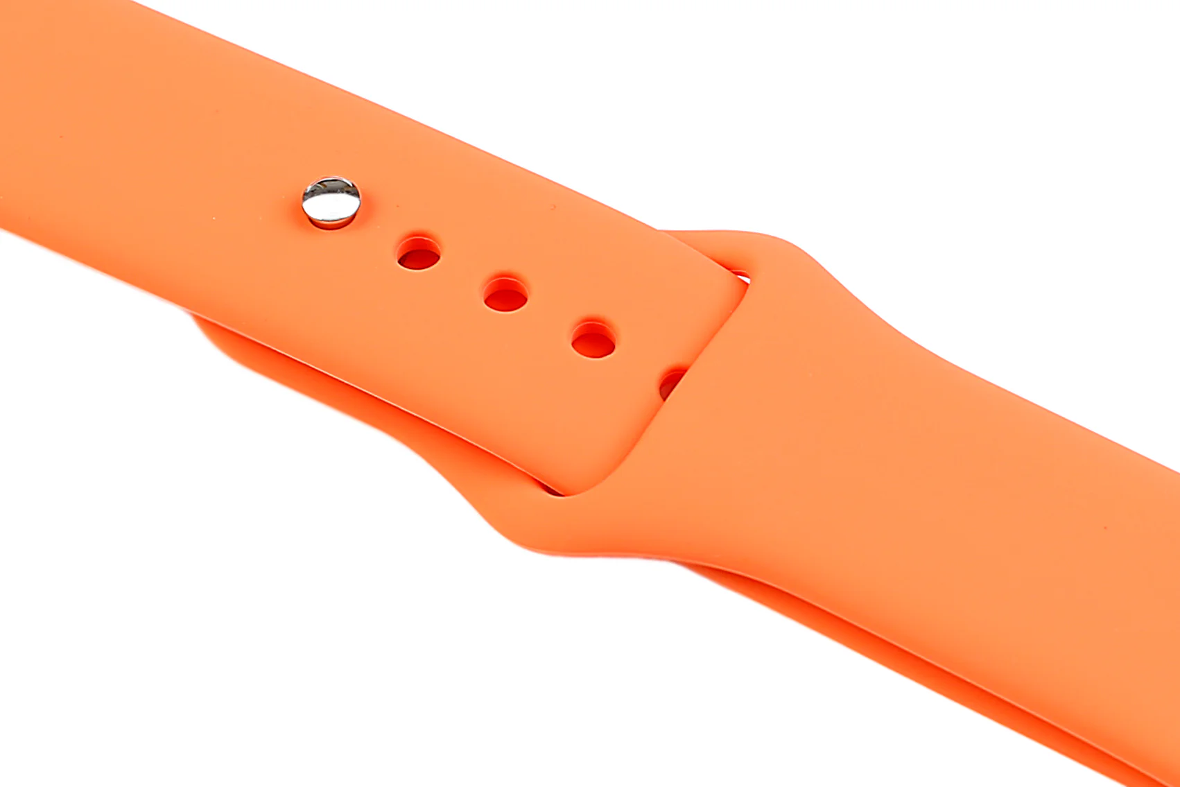 Correa para Apple Watch 42, 44 y 45 mm de silicona de Belyo - Naranja