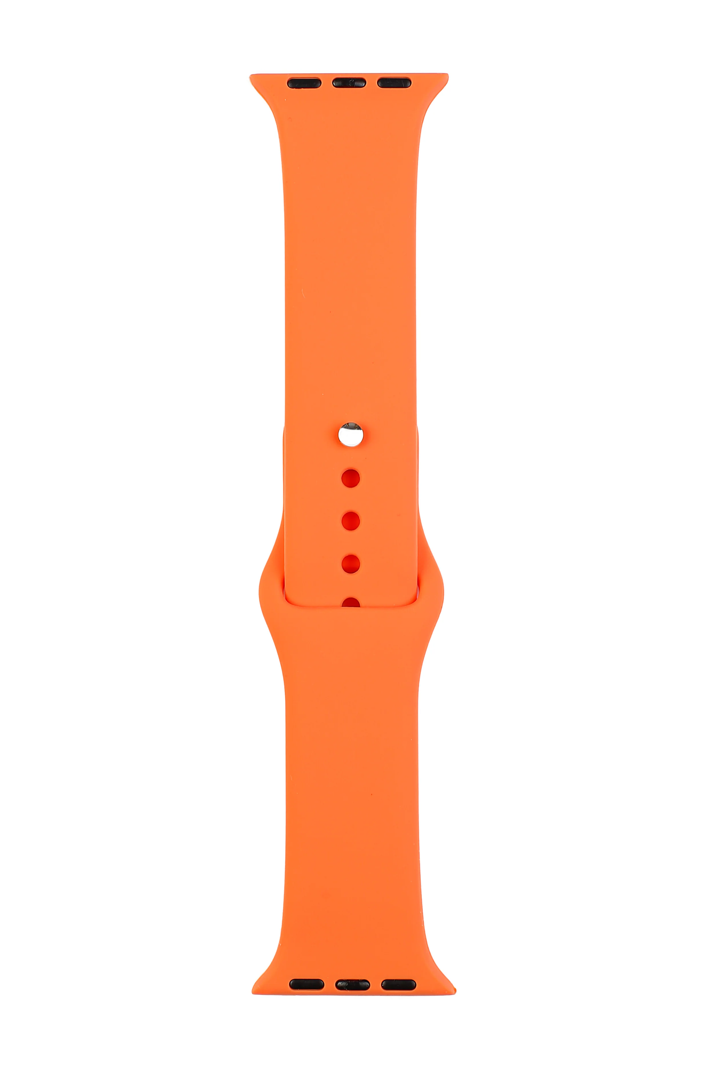 Correa para Apple Watch 42, 44 y 45 mm de silicona de Belyo - Naranja - Image 3