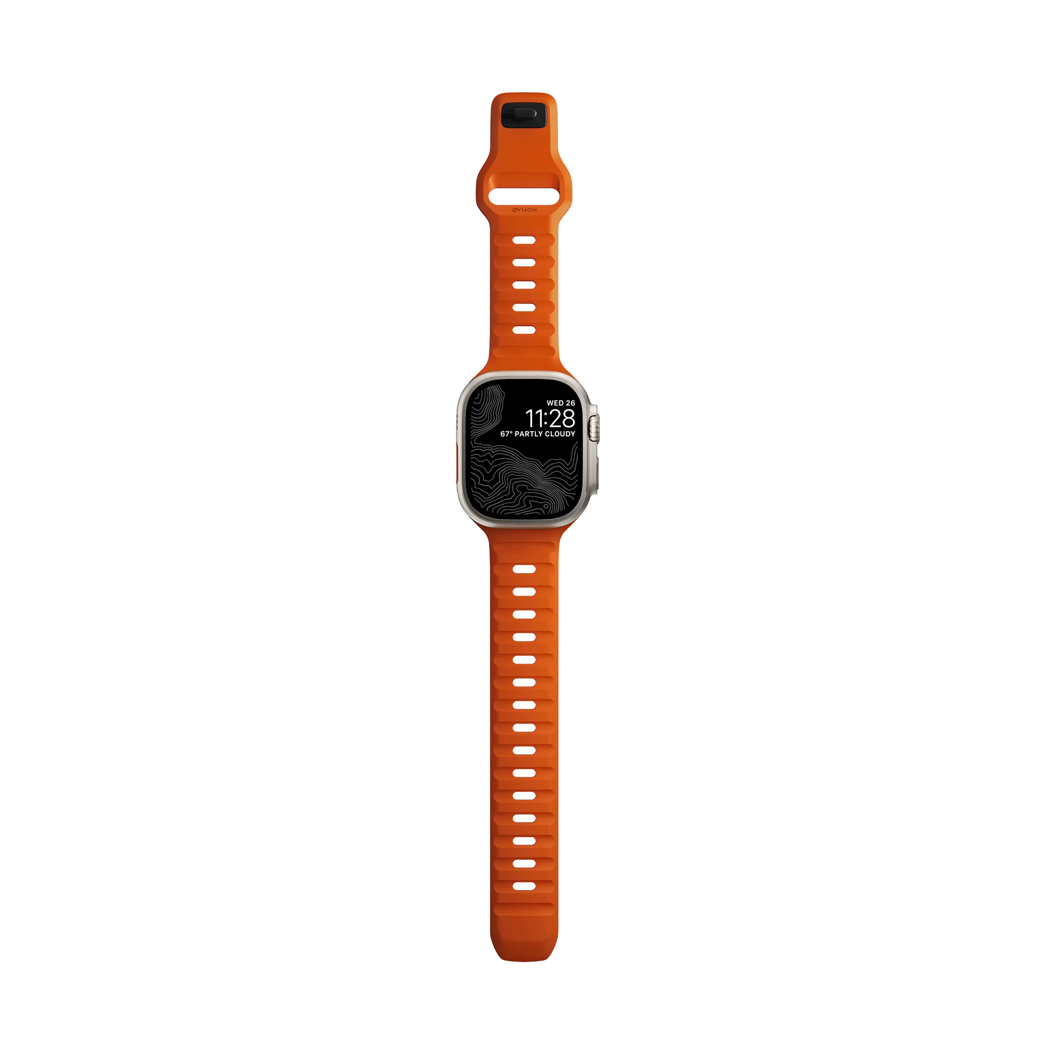 Correa deportiva para Apple Watch 44, 45, 46 y 49 mm de Nomad - Naranja - Image 5