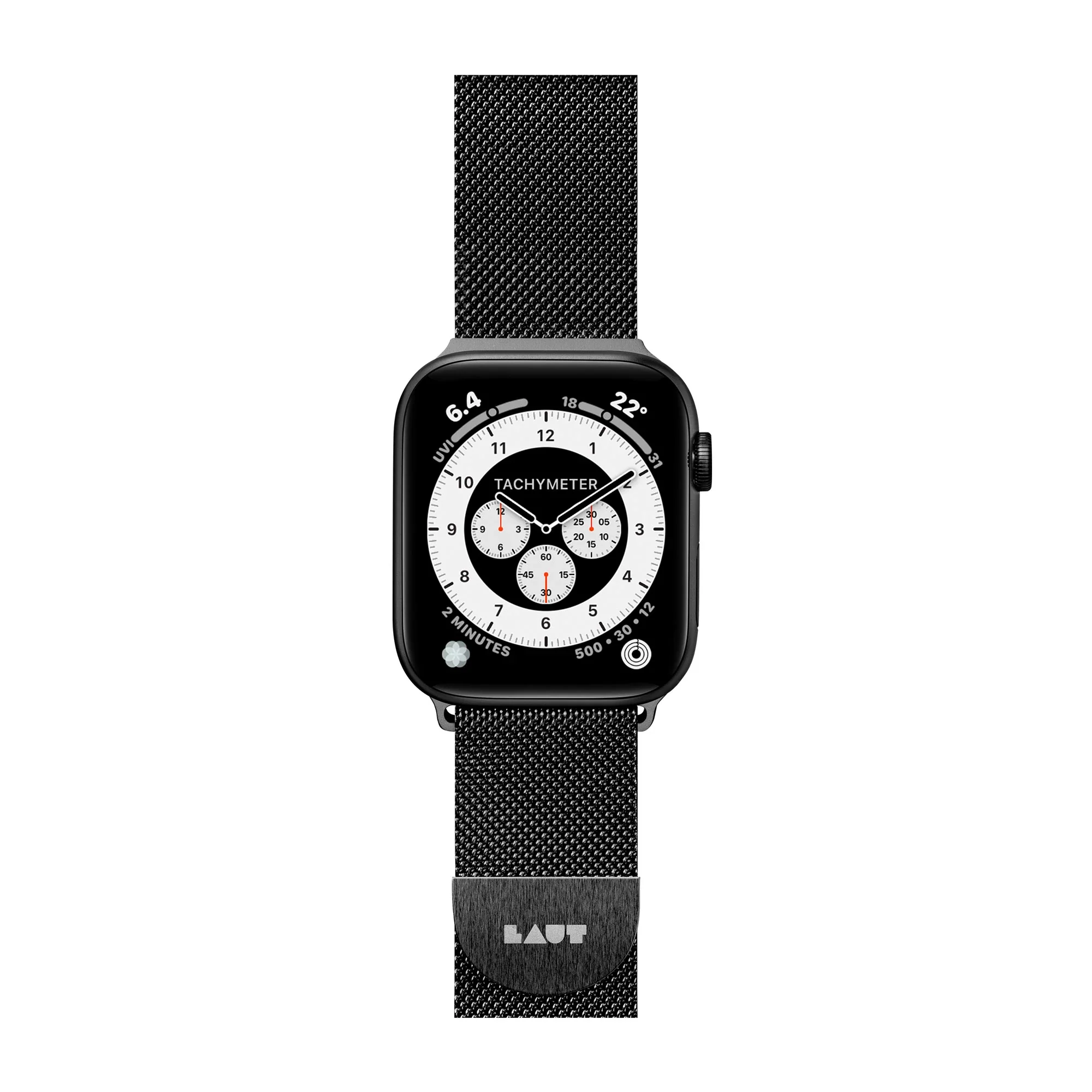 Correa Milanesa para Apple Watch de Laut - Apple Watch 38, 40 y 41 mm - Negro - Image 2