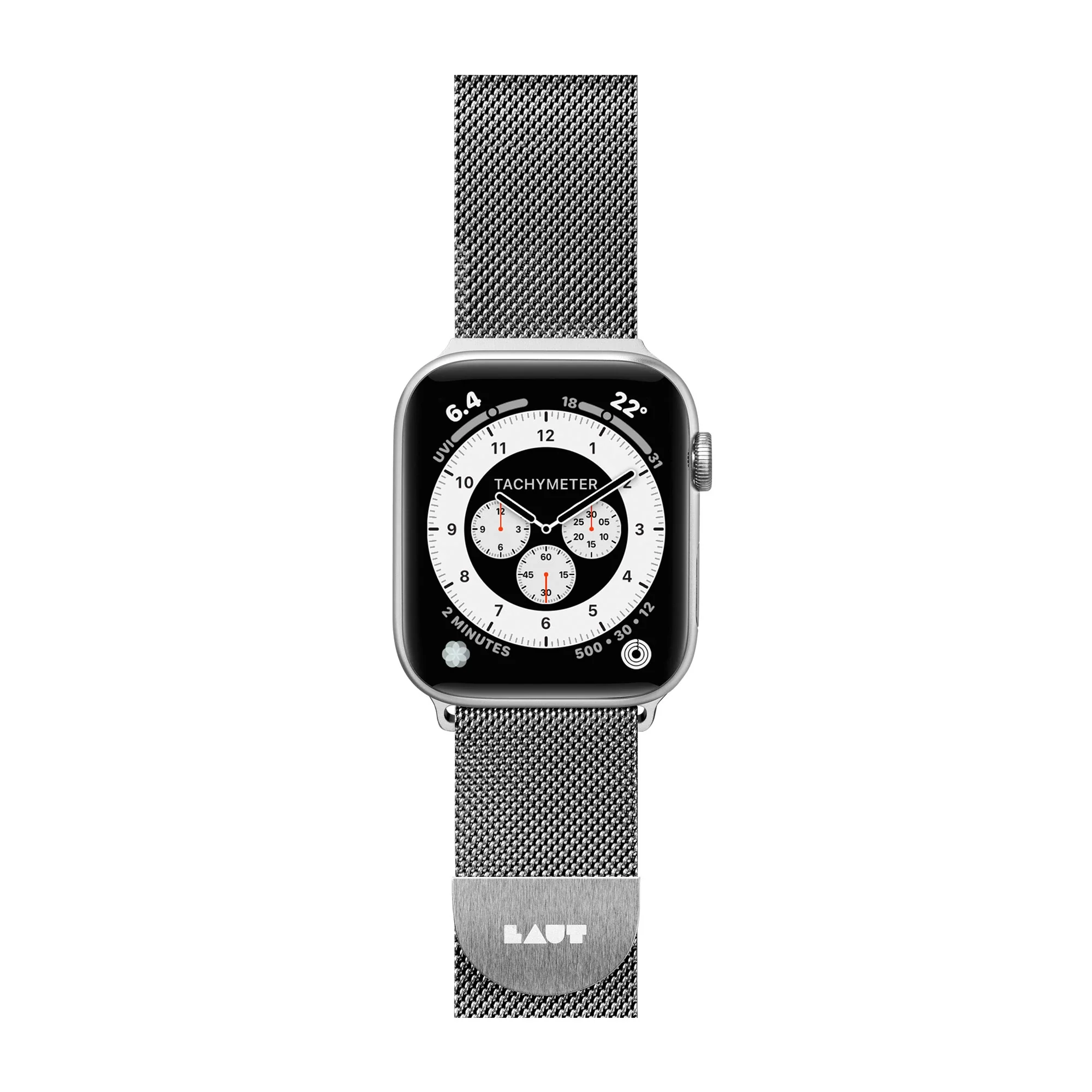 Correa Milanesa para Apple Watch de Laut - Apple Watch 38, 40 y 41 mm - Plata - Image 2