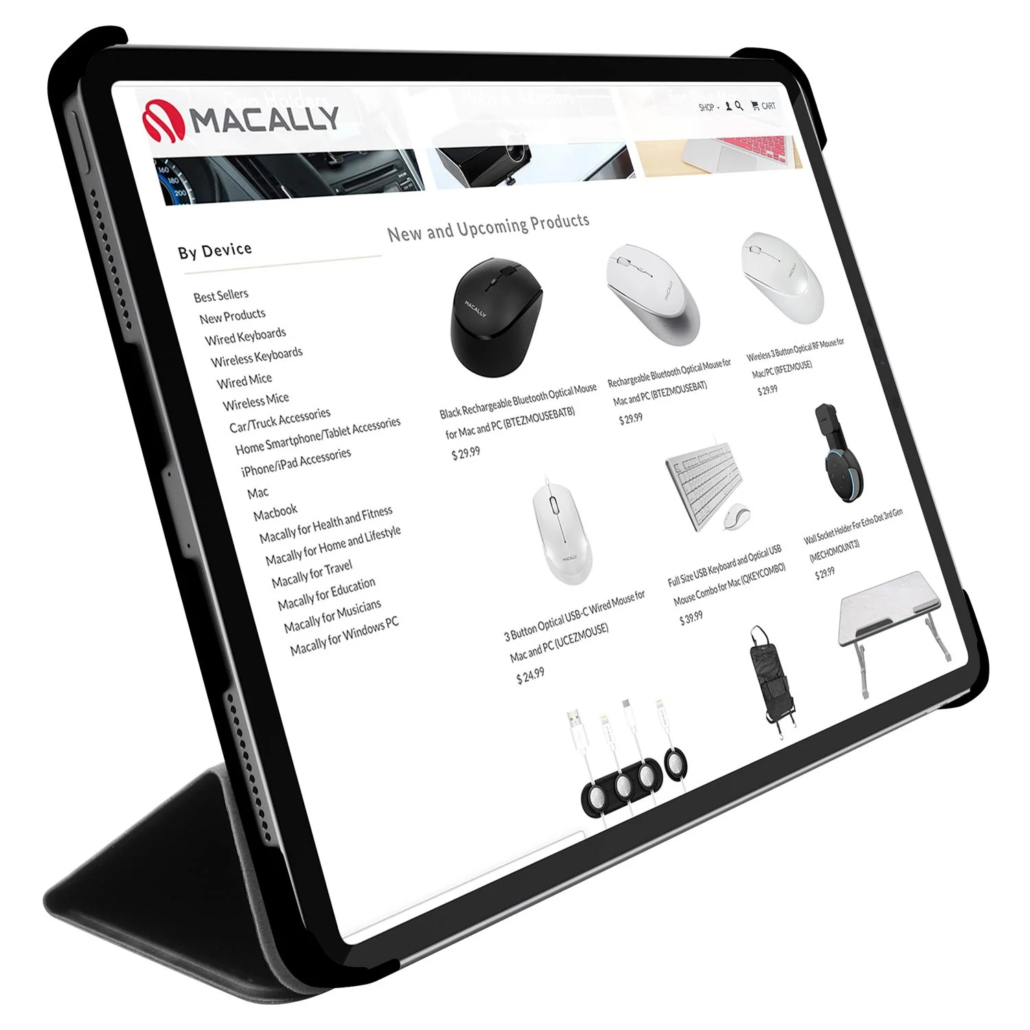Funda para iPad Pro Bstand de Macally - iPad Pro 11 pulgadas (3.ª generación) - Negro - Image 7
