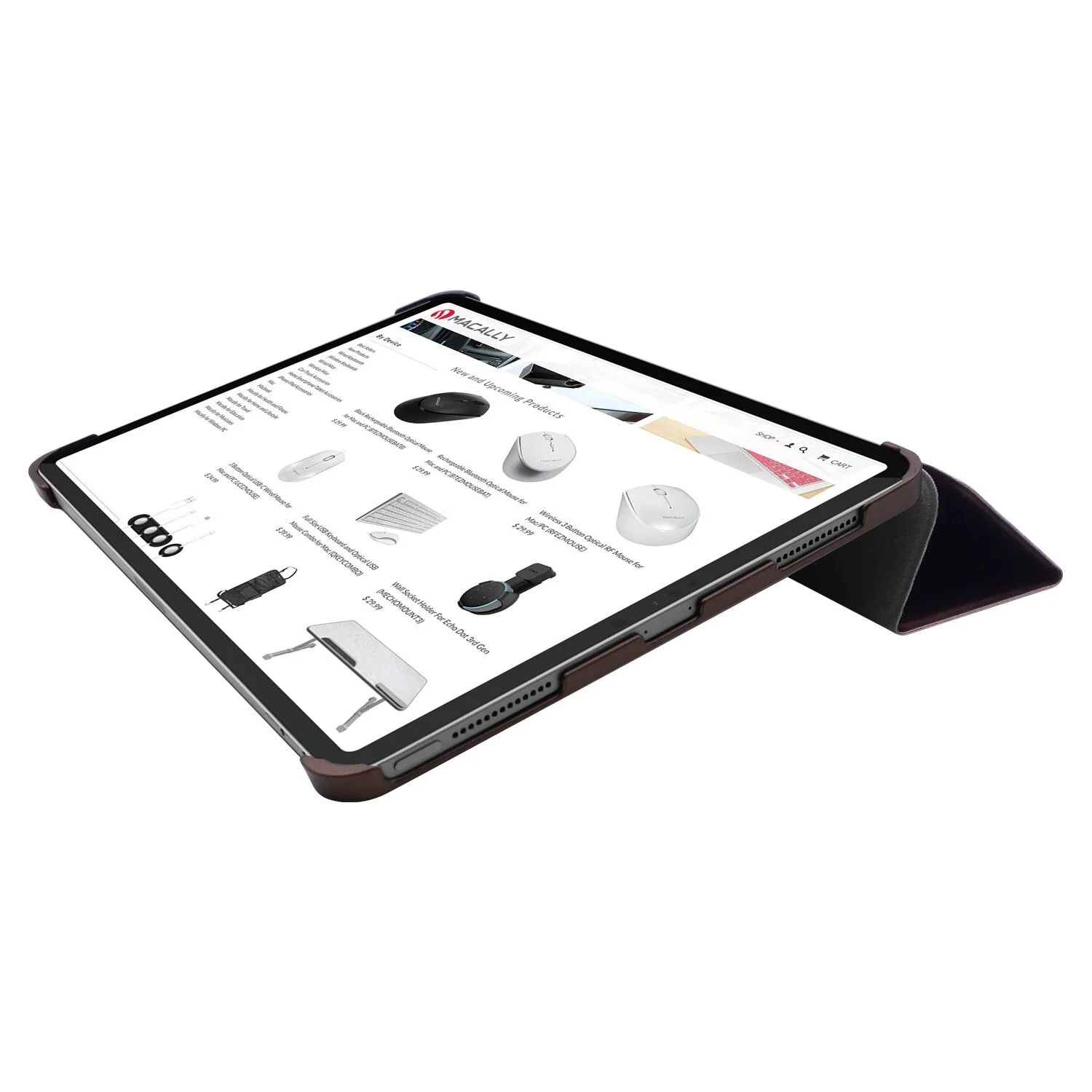 Funda para iPad Pro 11 pulgadas (3.ª generación) Bstand de Macally - Marrón - Image 6