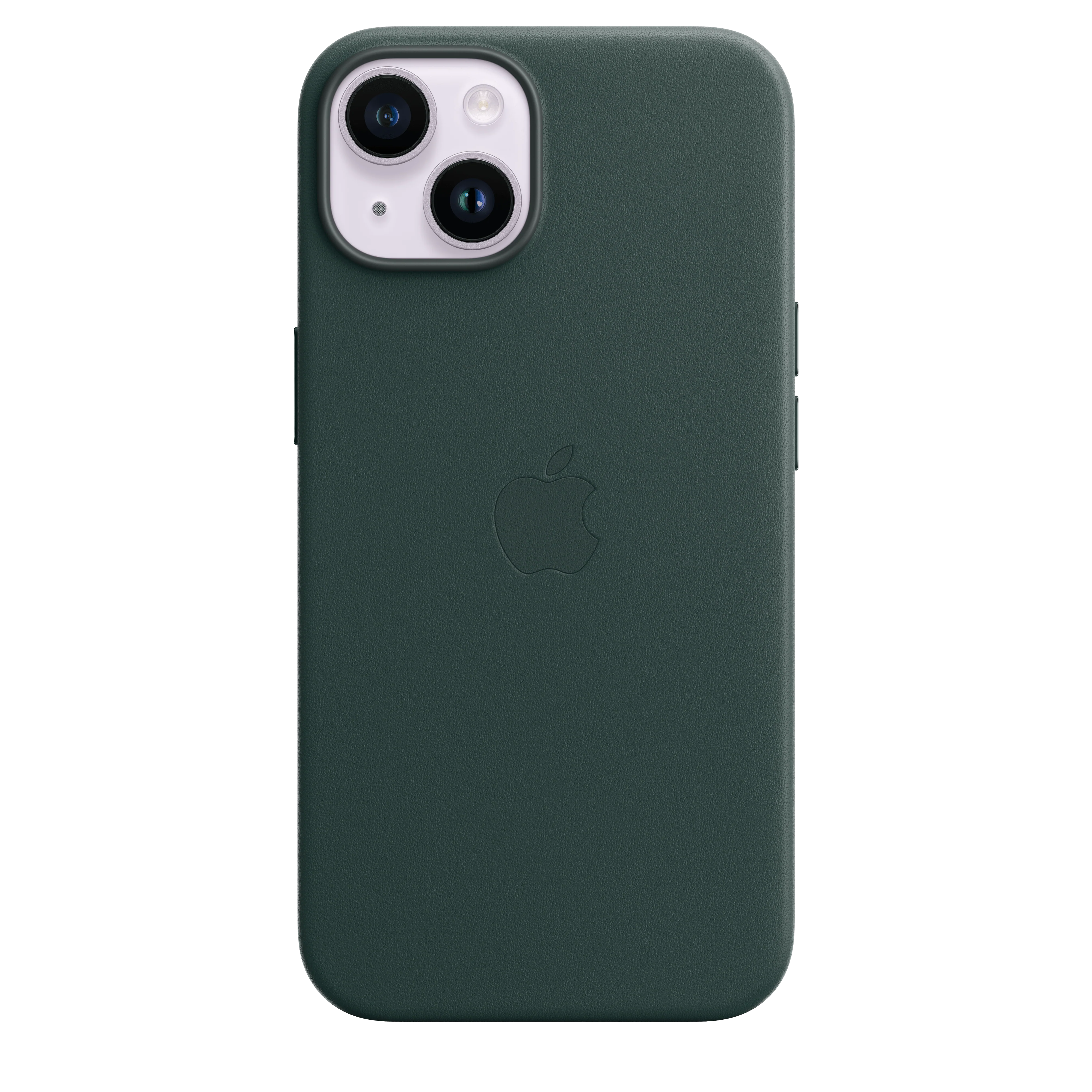 Funda para iPhone 14 de piel con MagSafe - Verde bosque - Image 2