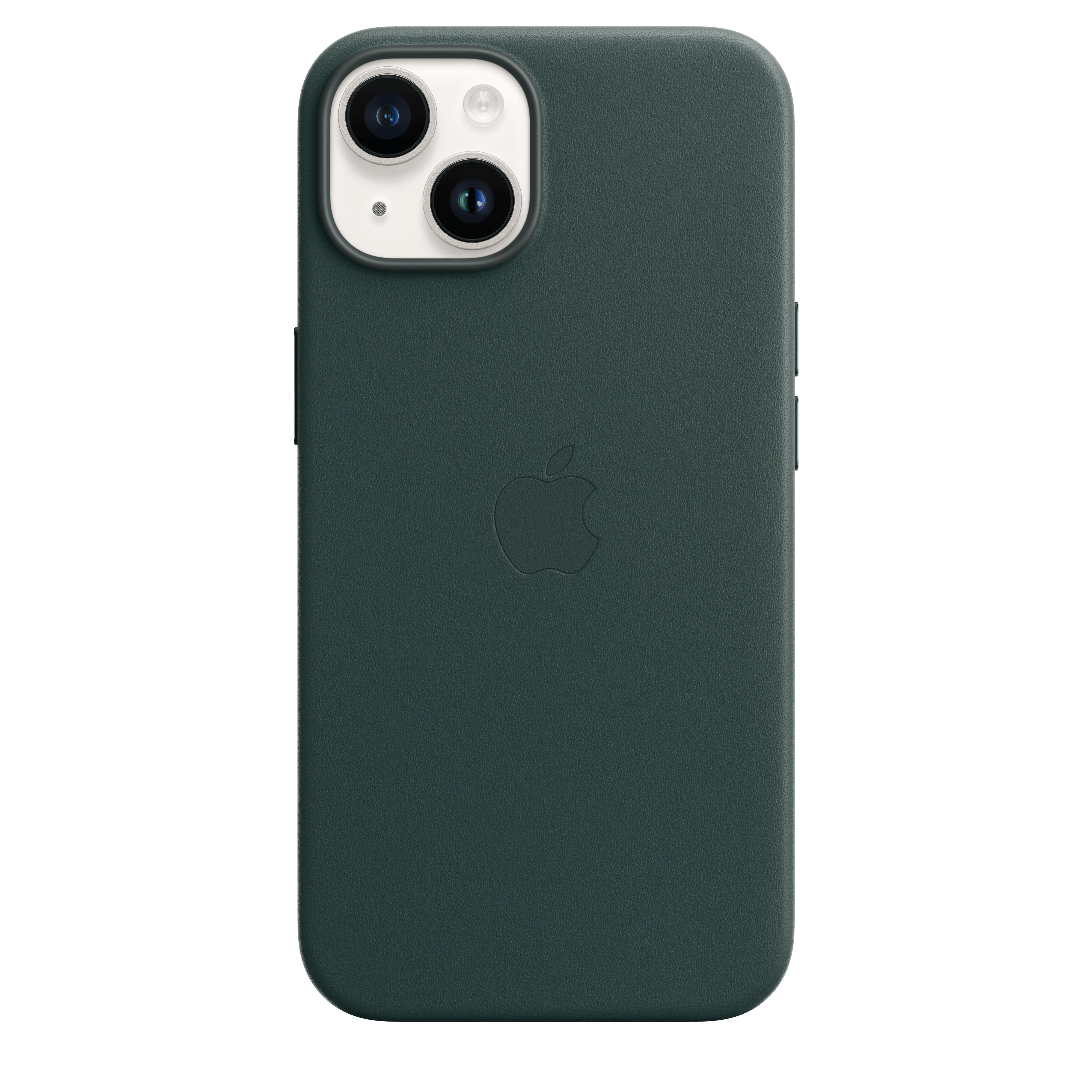 Funda para iPhone 14 de piel con MagSafe - Verde bosque - Image 4