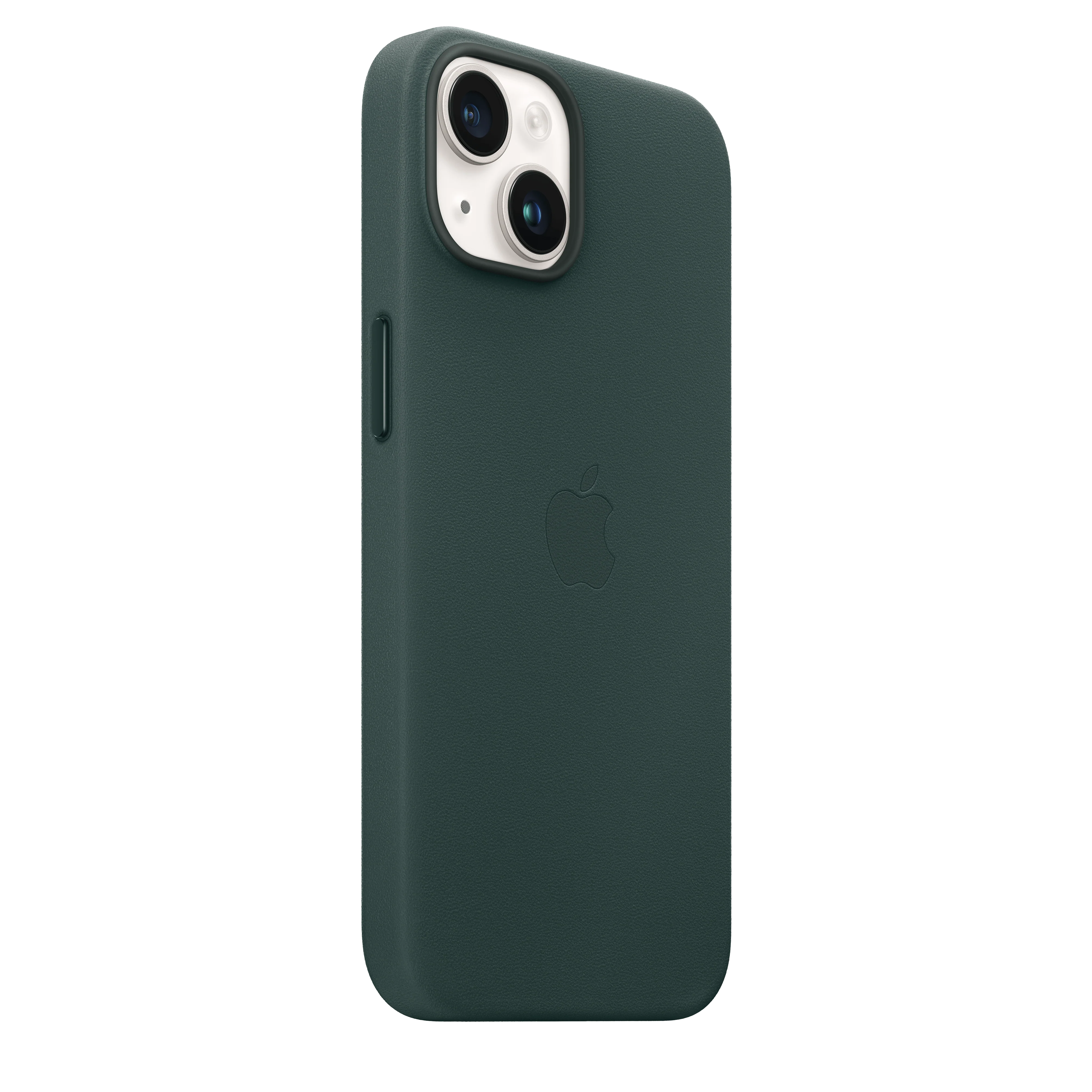 Funda para iPhone 14 de piel con MagSafe - Verde bosque - Image 6