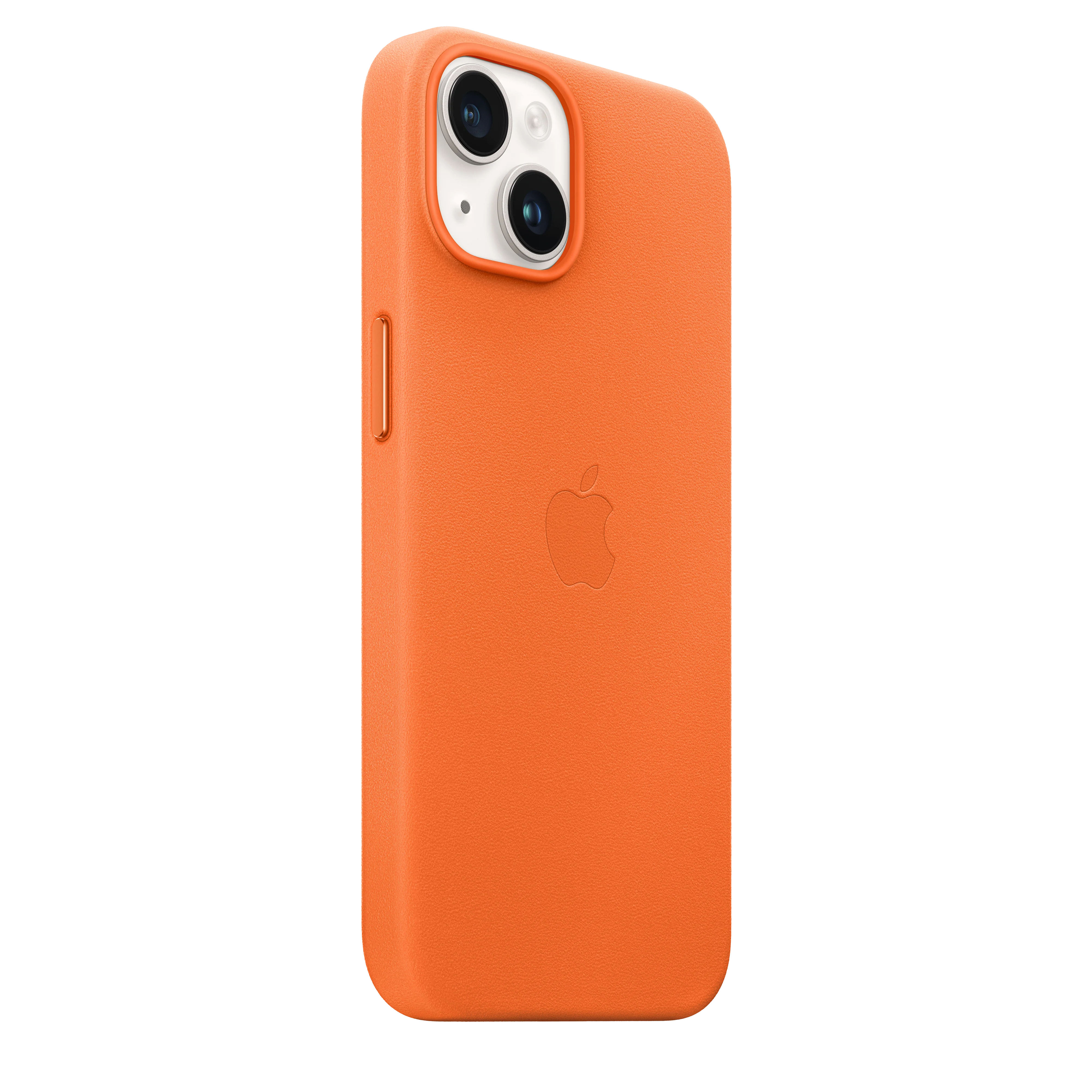 Funda para iPhone 14 de piel con MagSafe - Naranja - Image 6