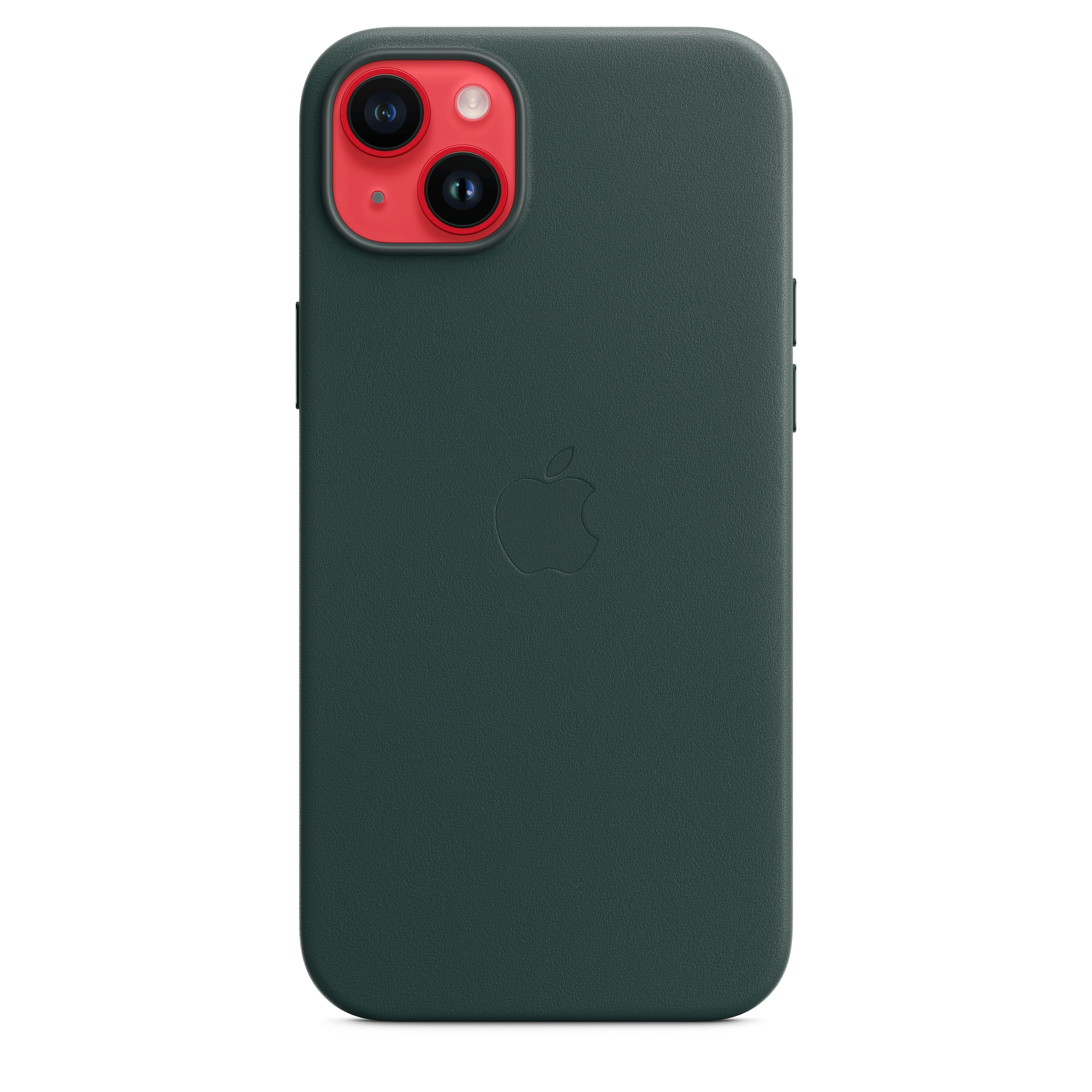 Funda para iPhone 14 Plus de piel con MagSafe - Verde bosque - Image 4