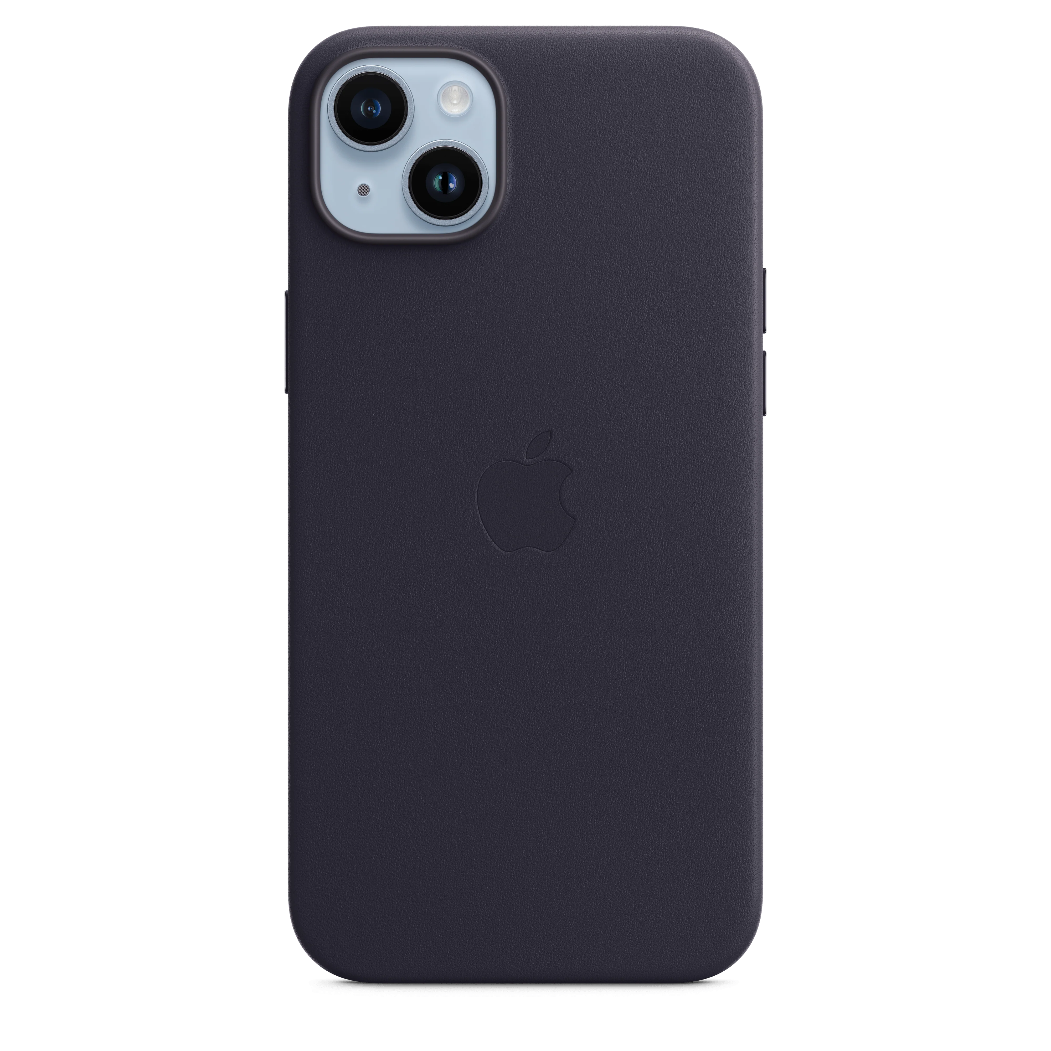 Funda para iPhone 14 Plus de piel con MagSafe - Verde bosque