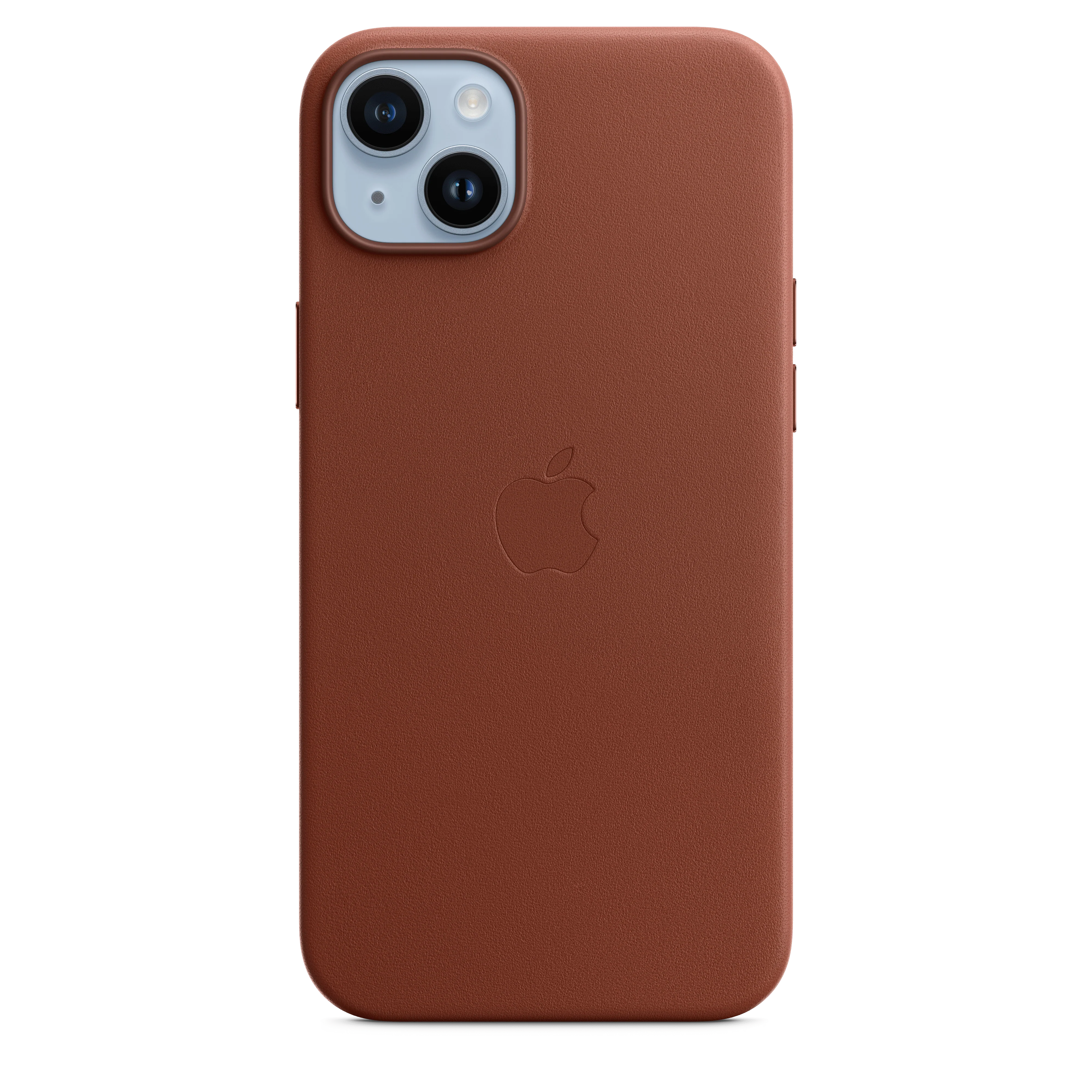 Funda para iPhone 14 Plus de piel con MagSafe - Ocre oscuro