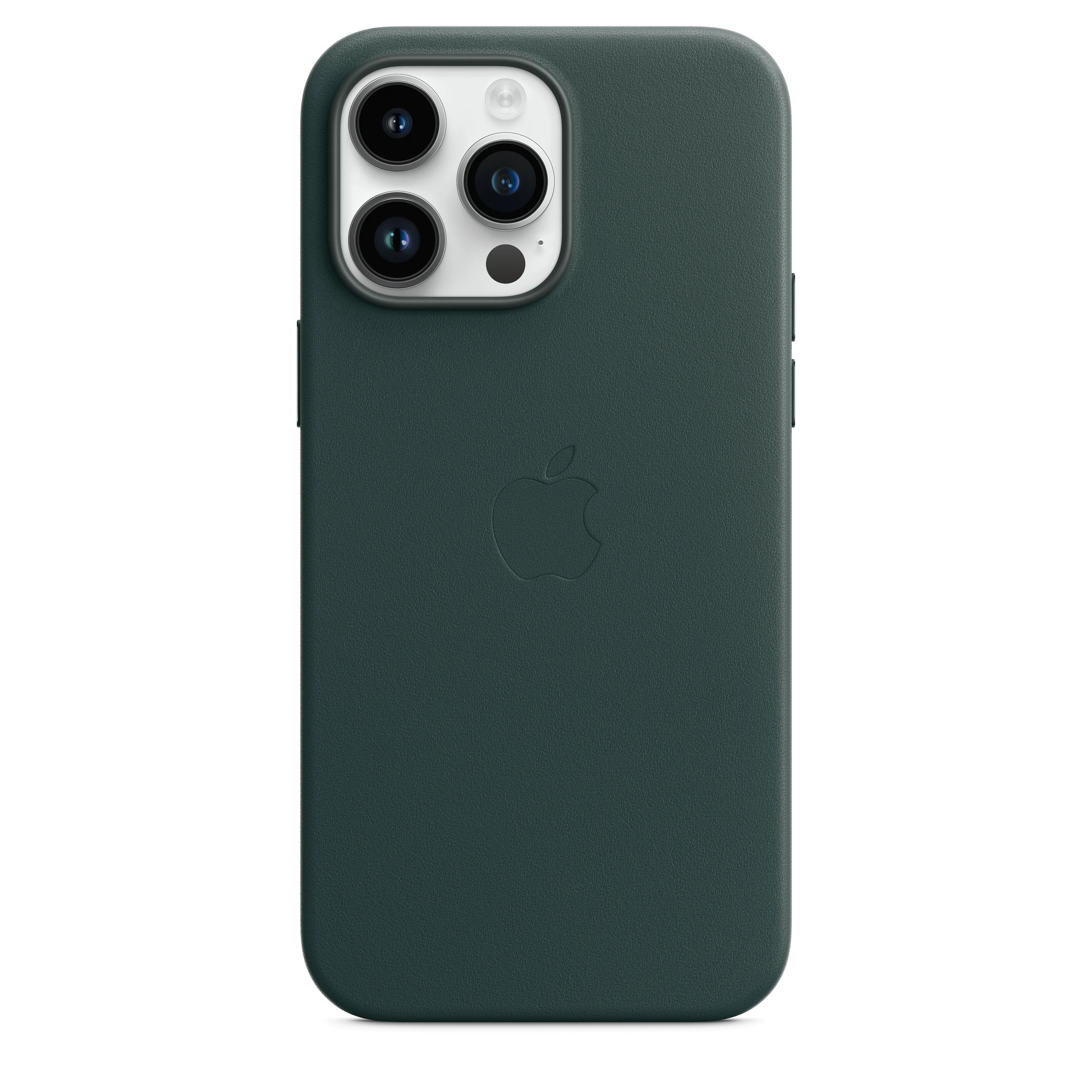 Funda para iPhone 14 Pro Max de piel con MagSafe - Verde bosque - Image 3