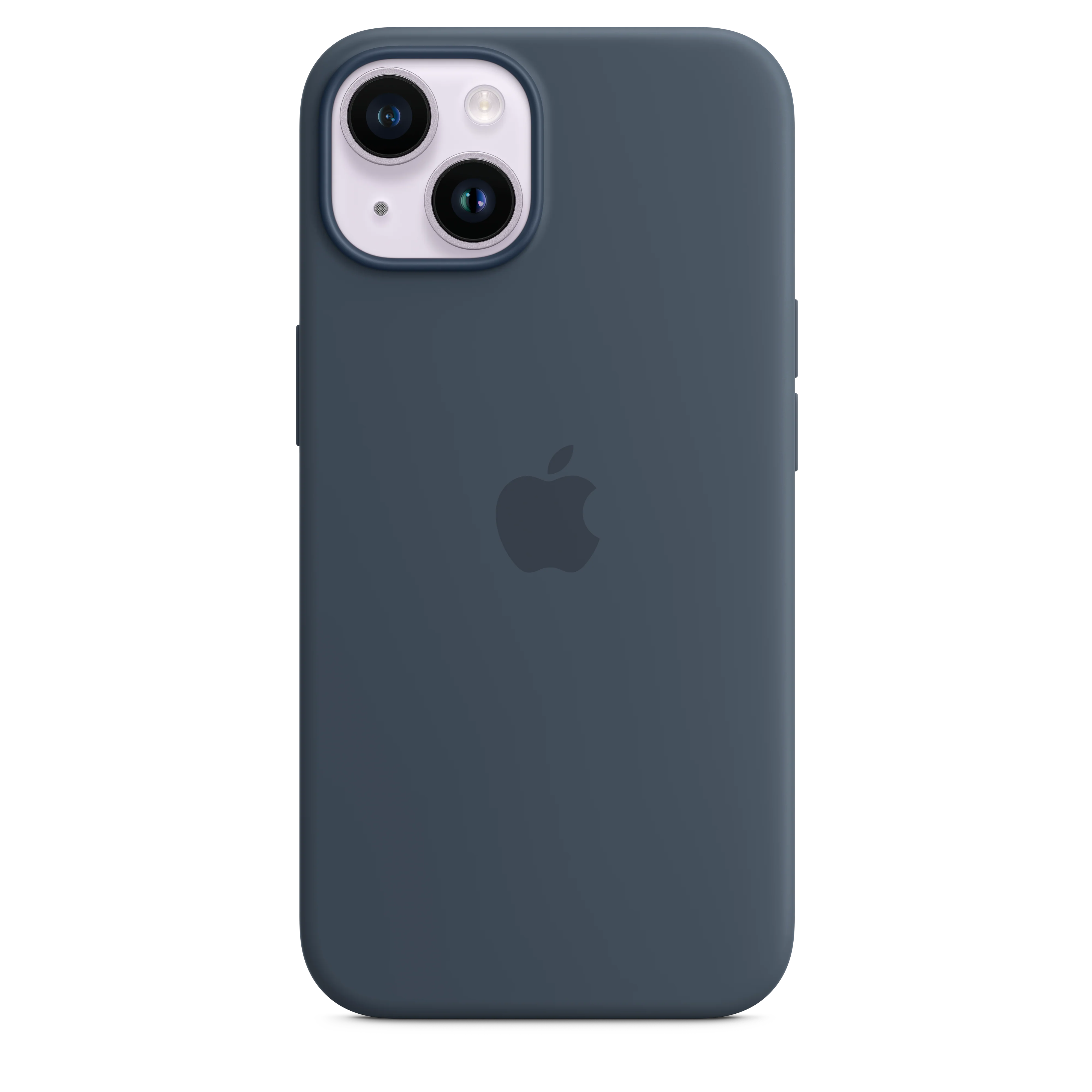 Funda para iPhone 14 de silicona con MagSafe - Azul tempestad - Image 2