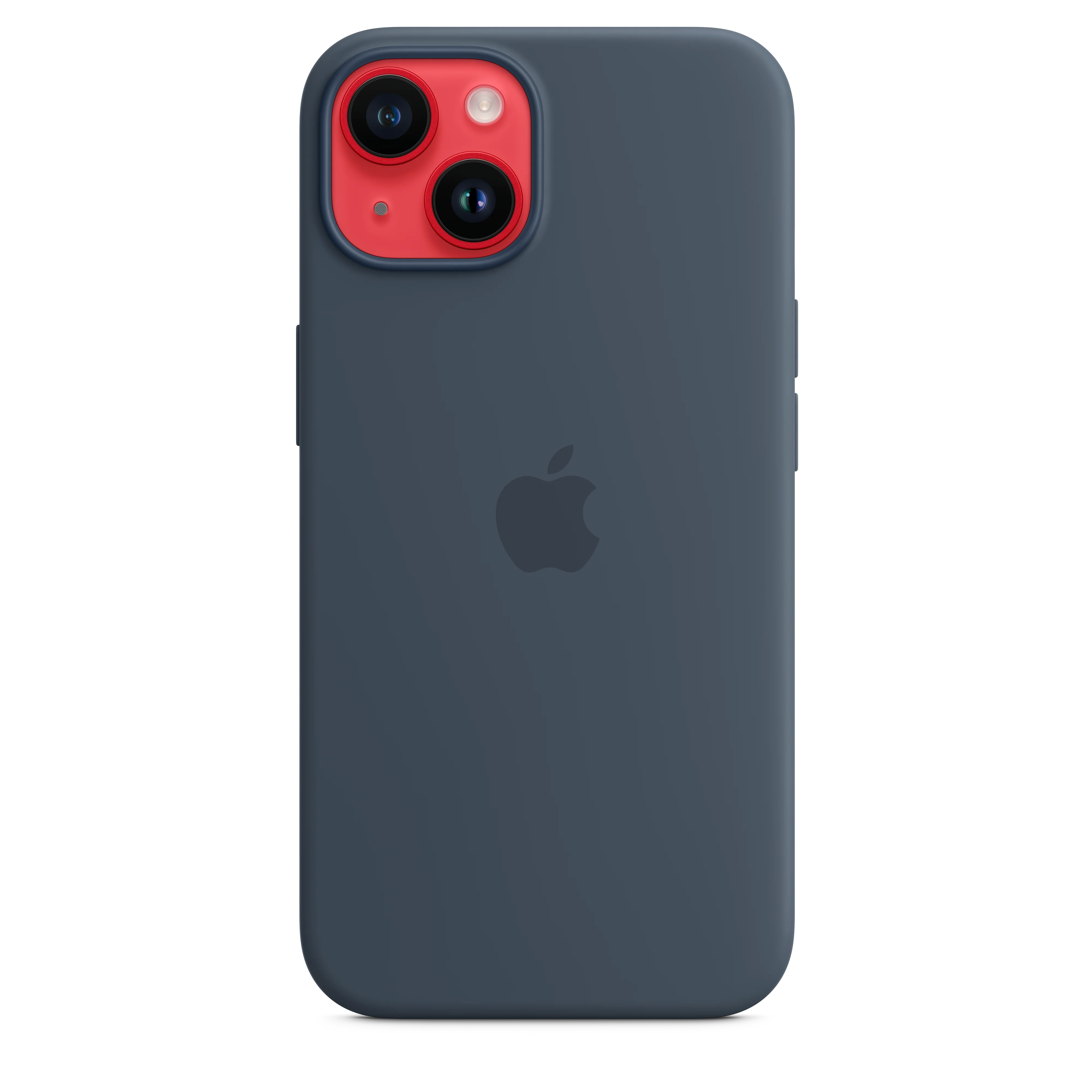 Funda para iPhone 14 de silicona con MagSafe - Azul tempestad - Image 5