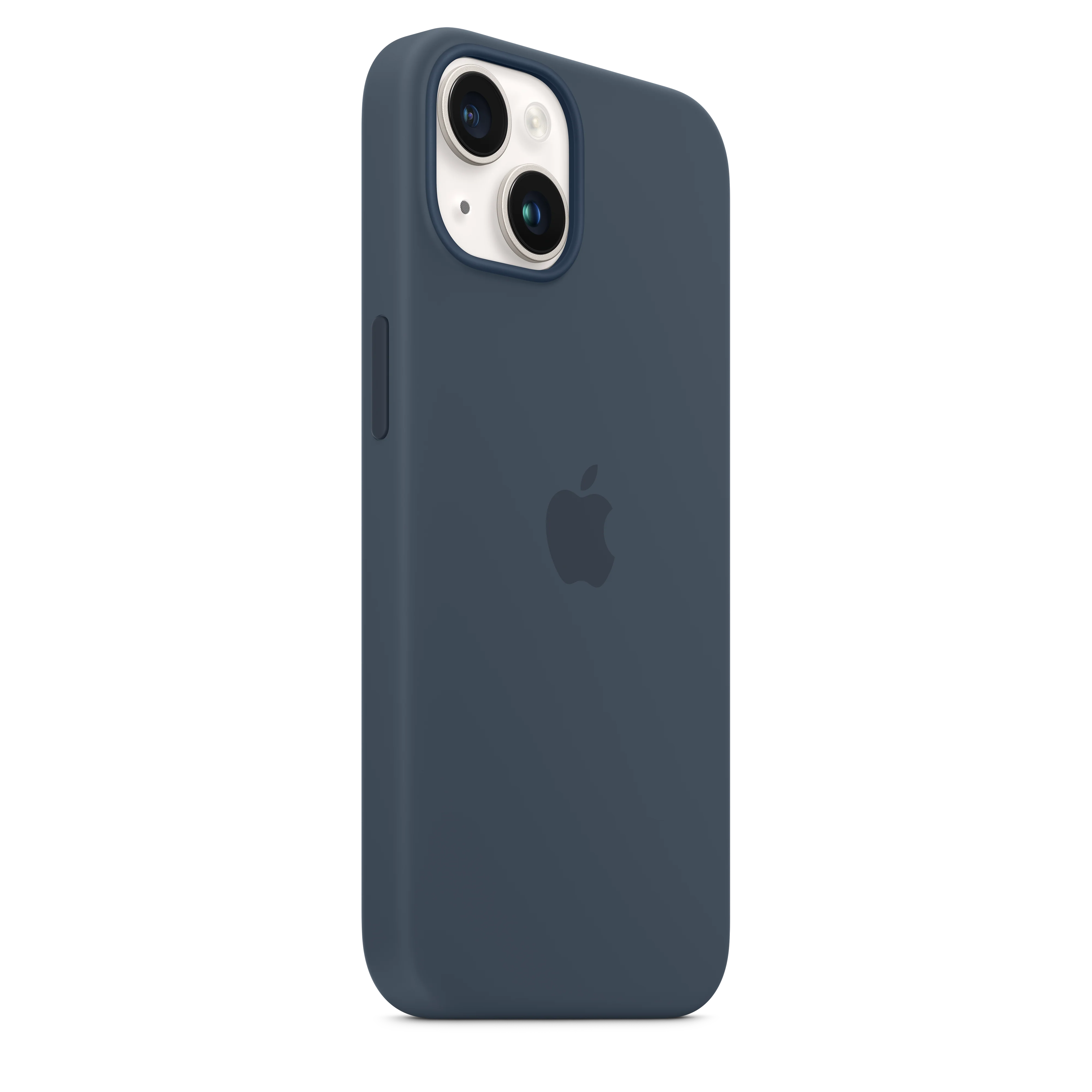 Funda para iPhone 14 de silicona con MagSafe - Azul tempestad - Image 6
