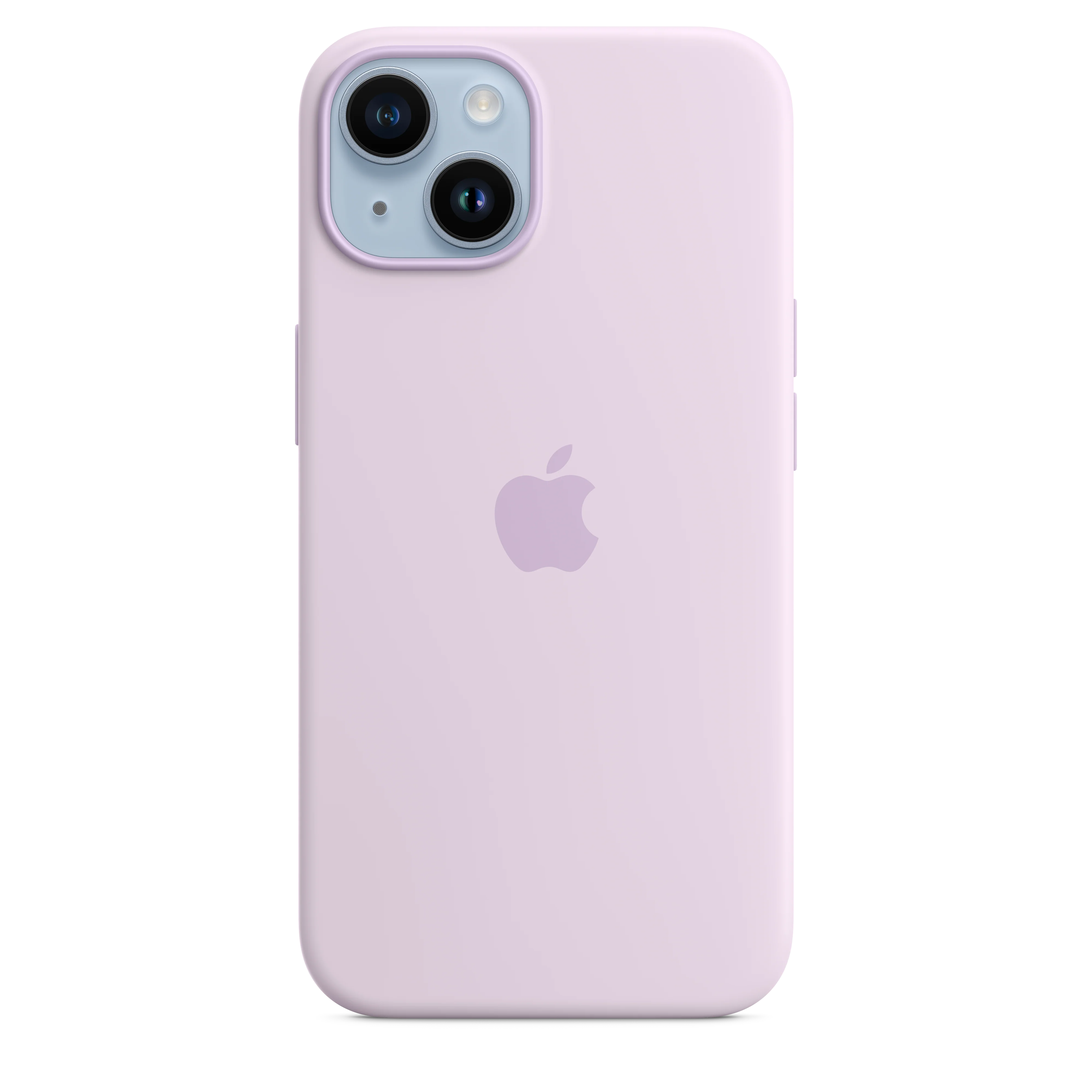 Funda para iPhone 14 de silicona con MagSafe - Lila