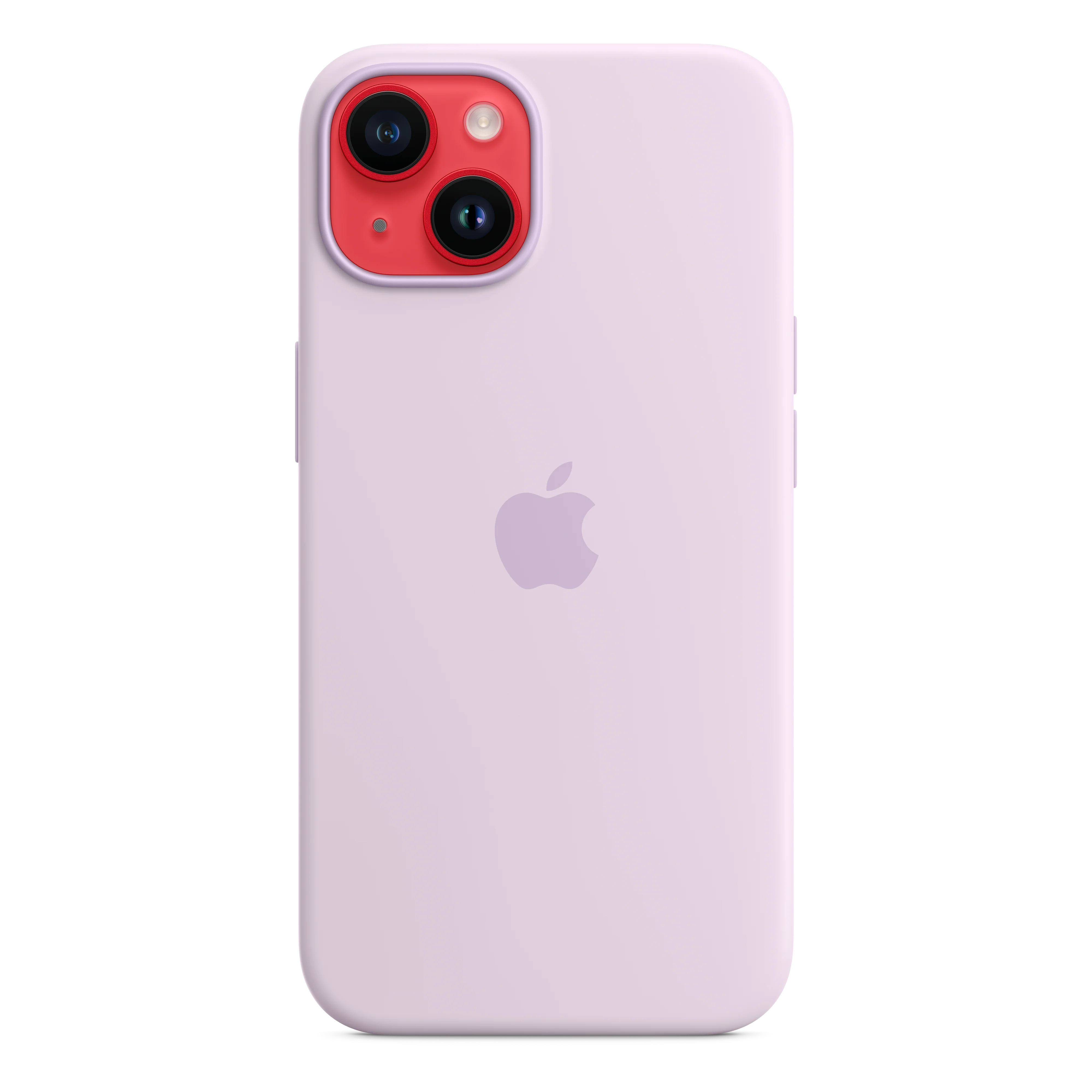 Funda para iPhone 14 de silicona con MagSafe - Lila - Image 5