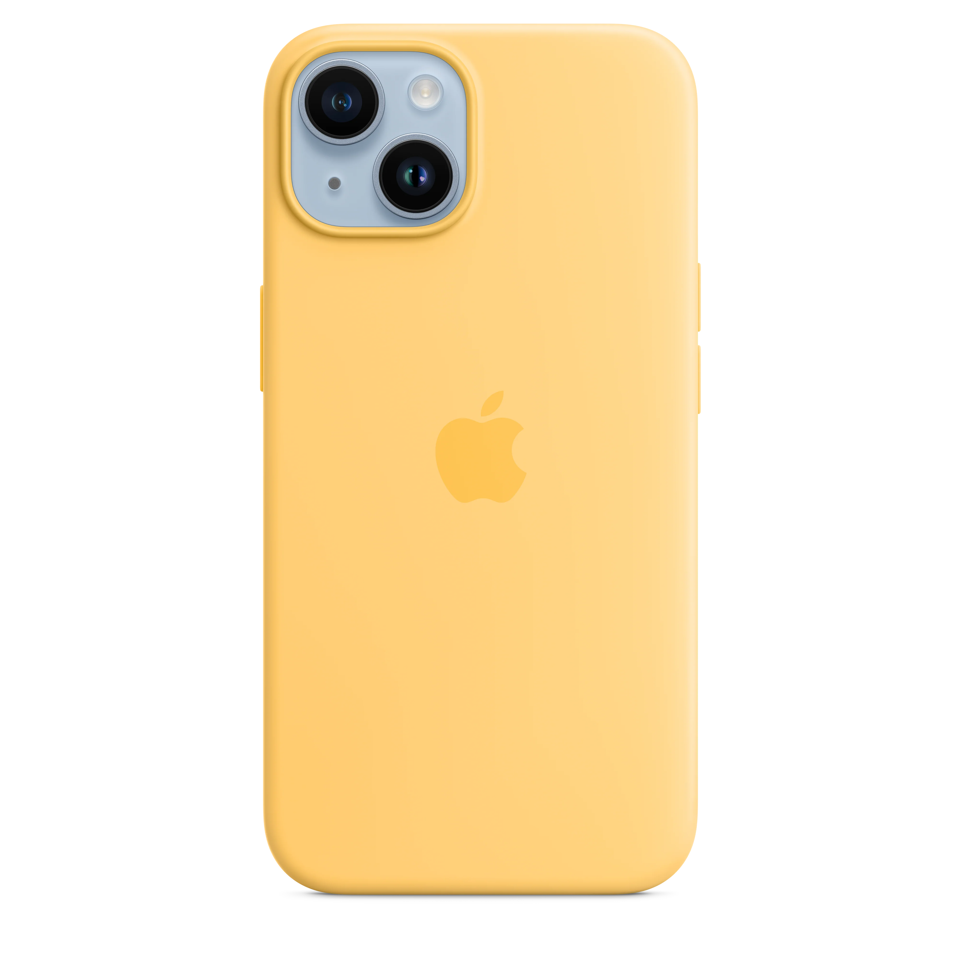 Funda para iPhone 14 de silicona con MagSafe - Resplandor solar
