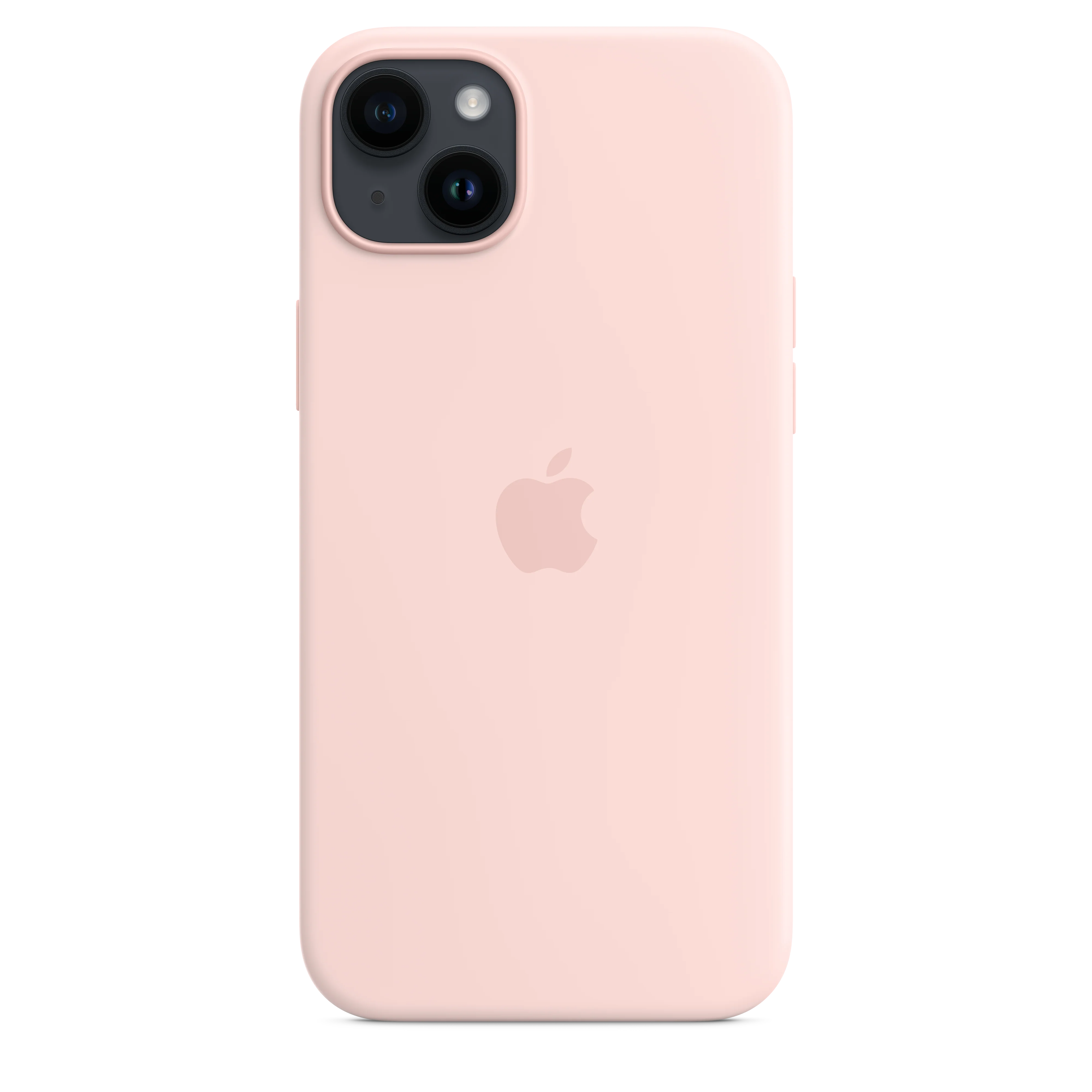 Funda para iPhone 14 Plus de silicona con MagSafe - Rosa caliza - Image 3