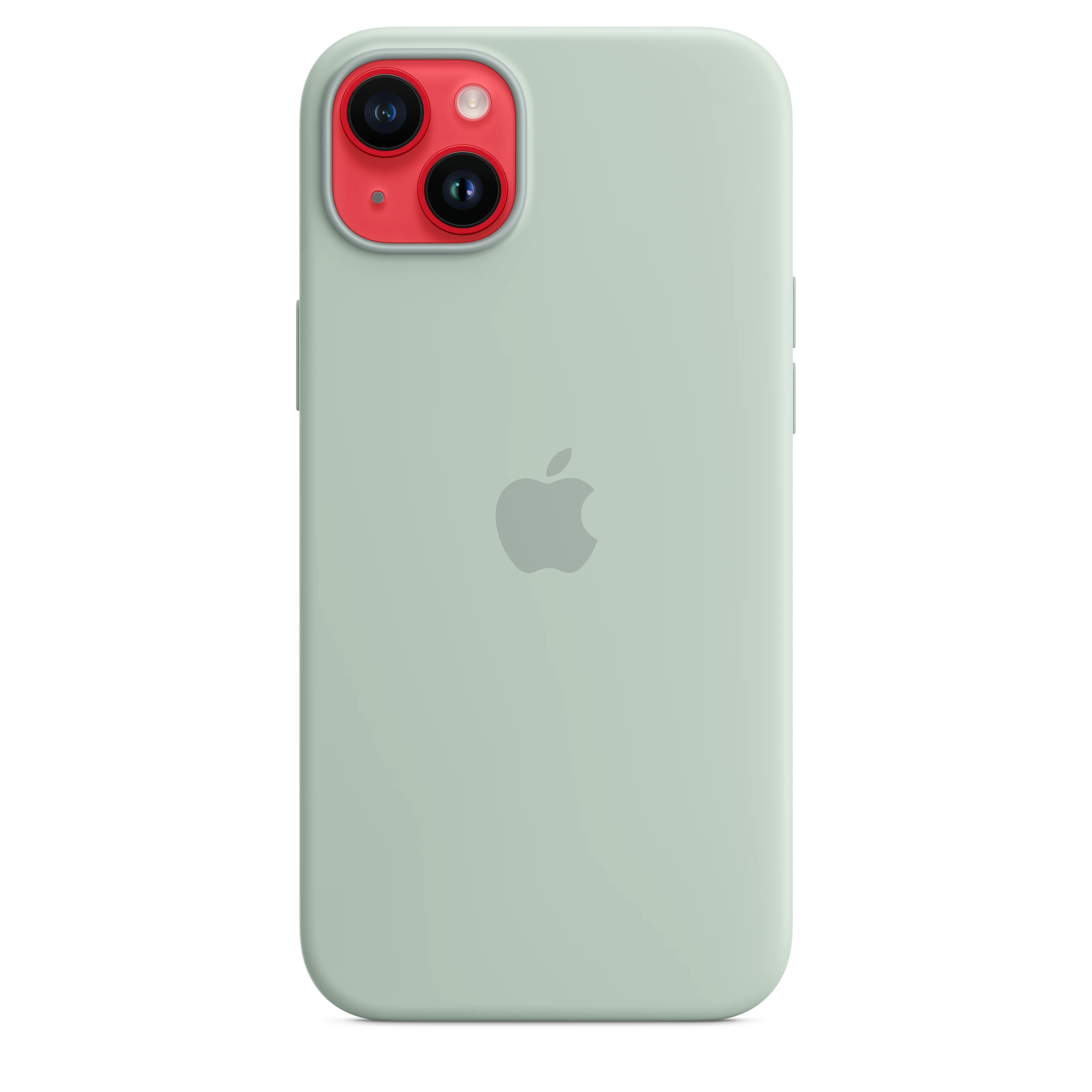 Funda para iPhone 14 Plus de silicona con MagSafe - Suculenta - Image 5